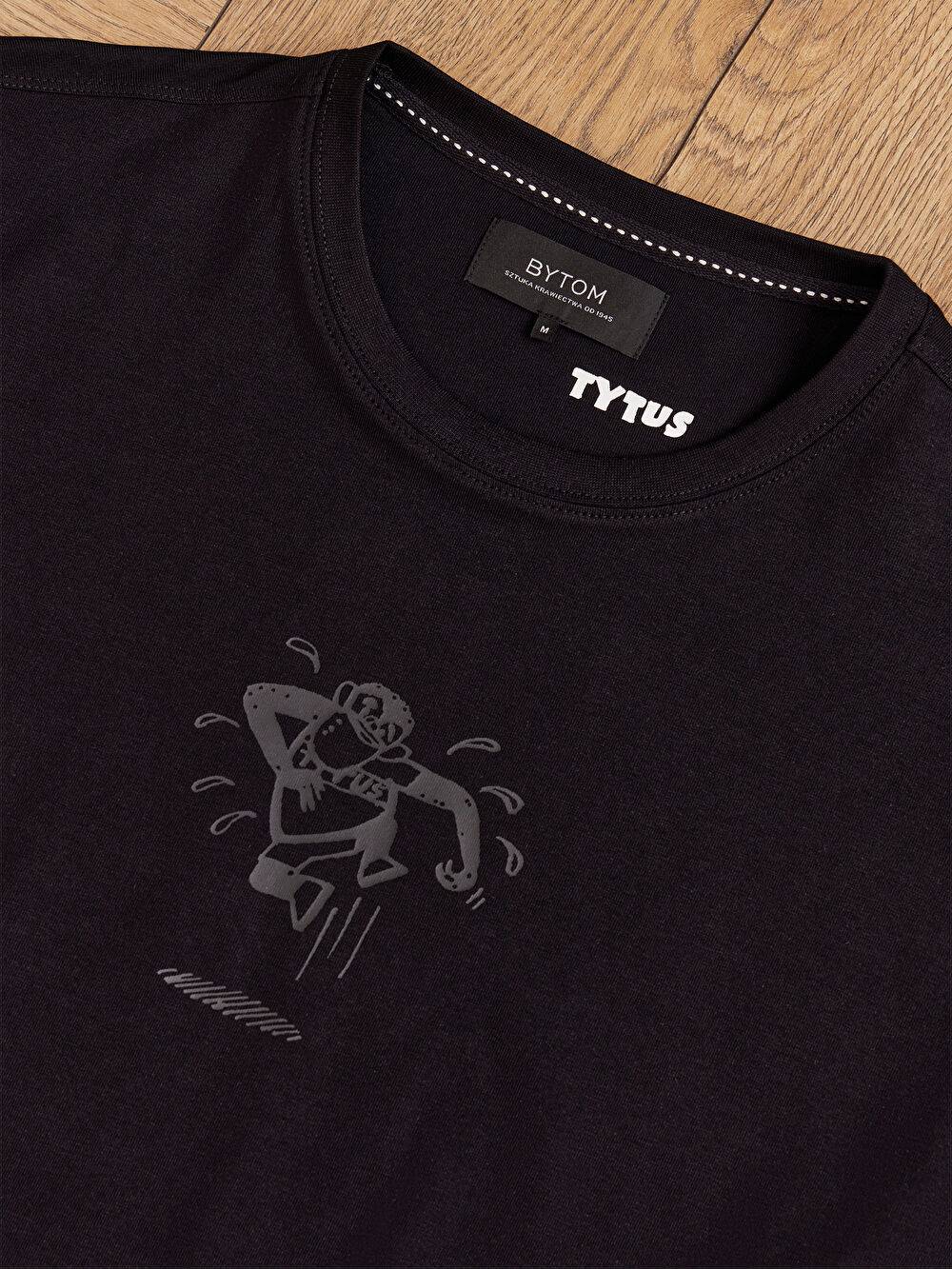 T-SHIRT CZARNY TYTUS, ROMEK I A'TOMEK - 3