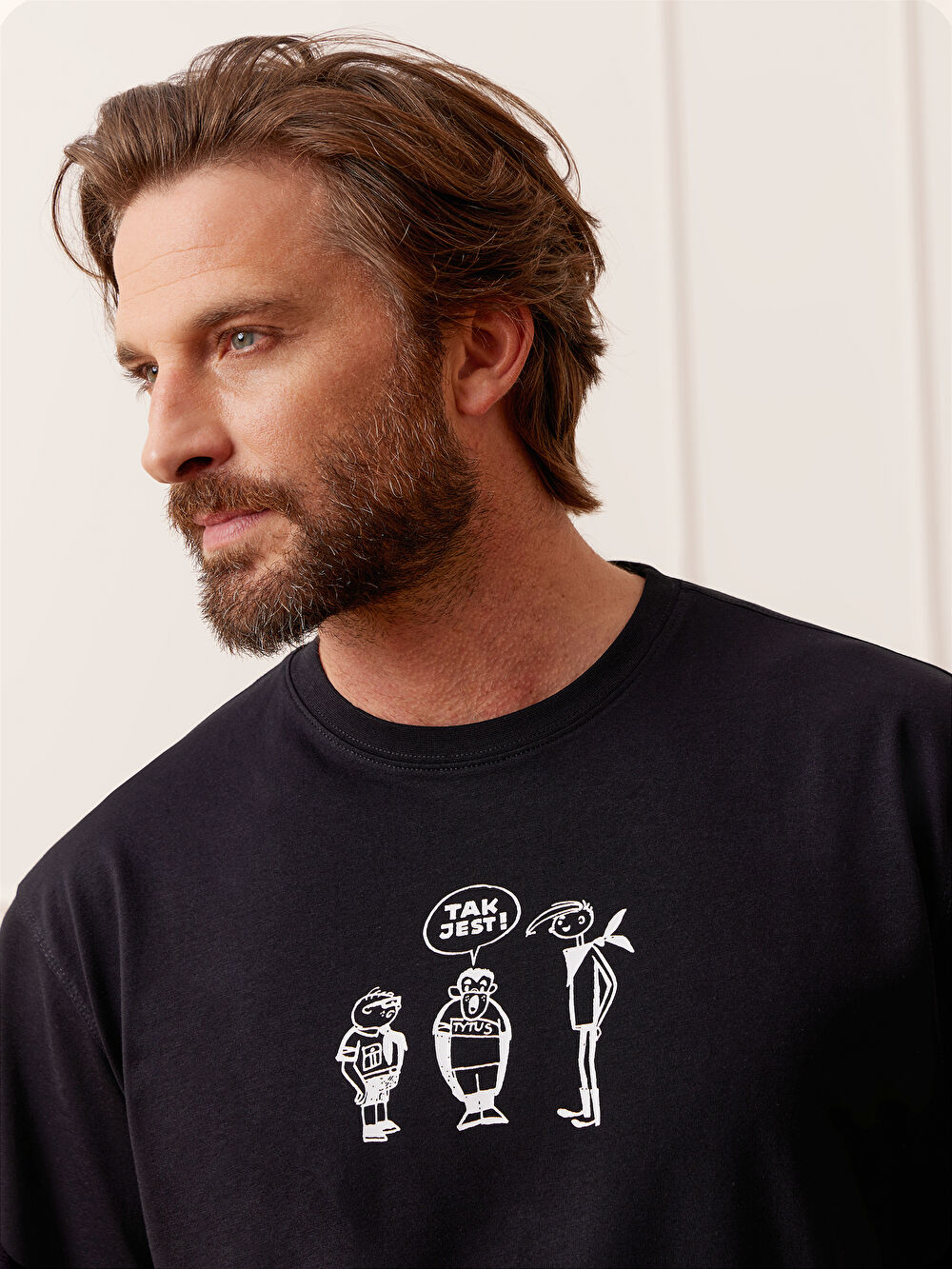 T-SHIRT CZARNY TYTUS, ROMEK I A'TOMEK - 5