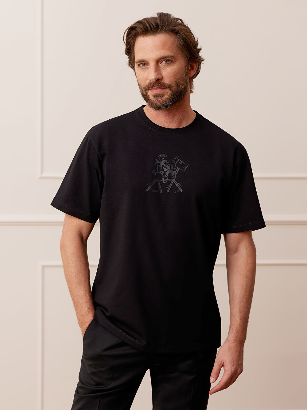 T-SHIRT CZARNY TYTUS, ROMEK I A'TOMEK - 4