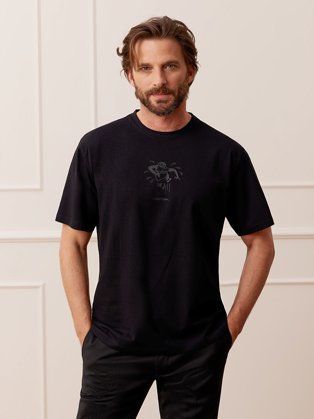 T-SHIRT CZARNY TYTUS, ROMEK I A'TOMEK - 5