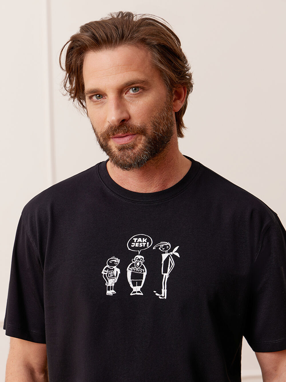 T-SHIRT CZARNY TYTUS, ROMEK I A'TOMEK - 4