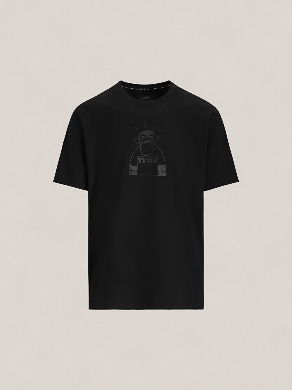 T-SHIRT CZARNY TYTUS, ROMEK I A'TOMEK - 2