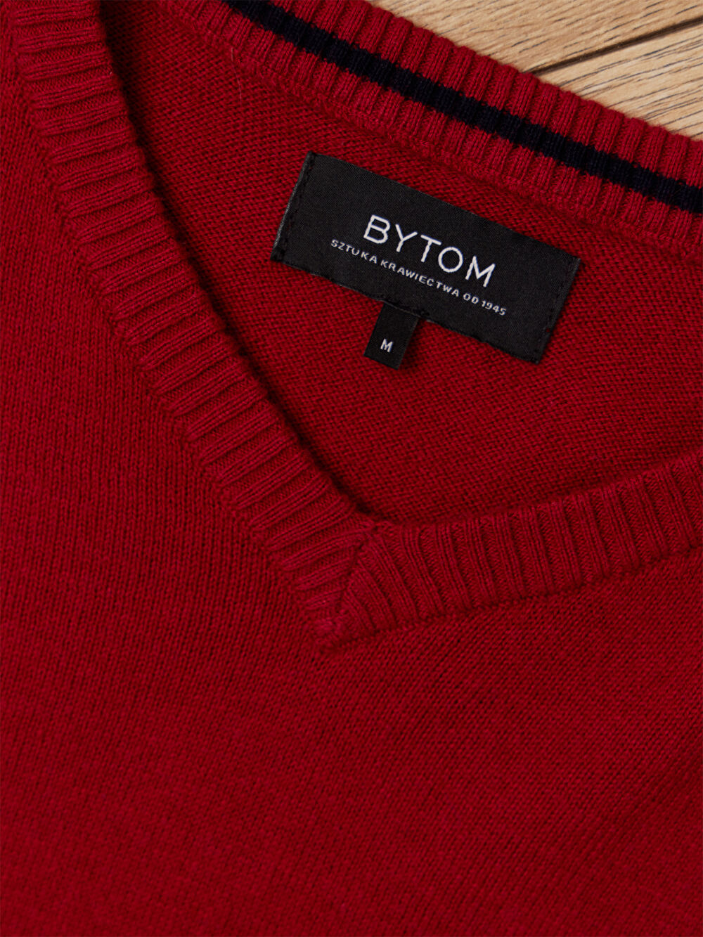 CZERWONY SWETER FOXFIELD - 3