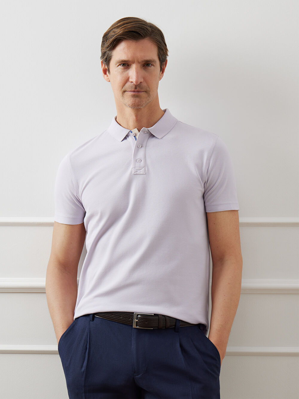 FIOLETOWE POLO NEWIN - 5