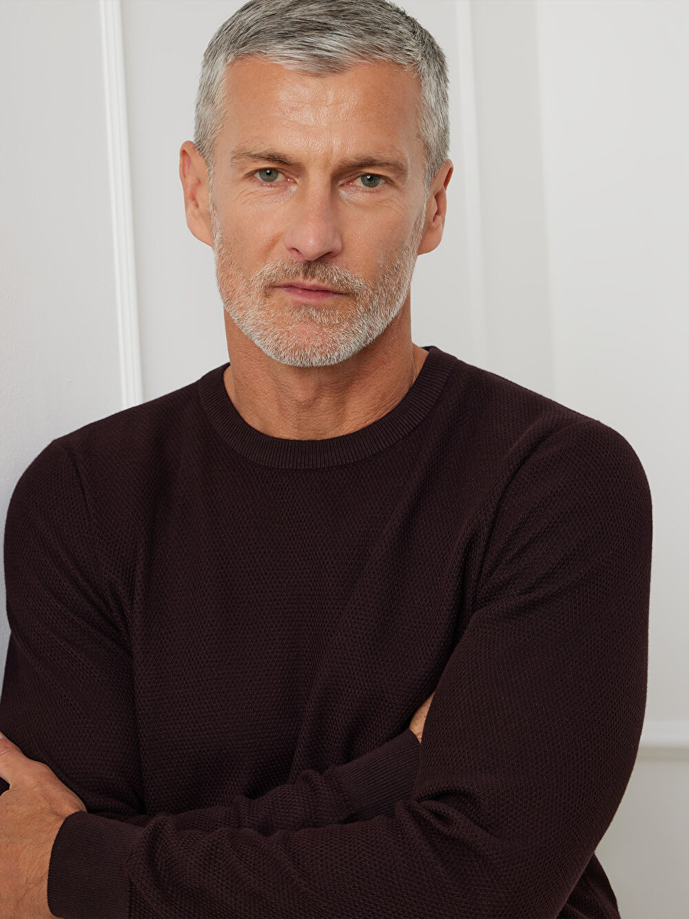 FIOLETOWY SWETER MAISON - 5