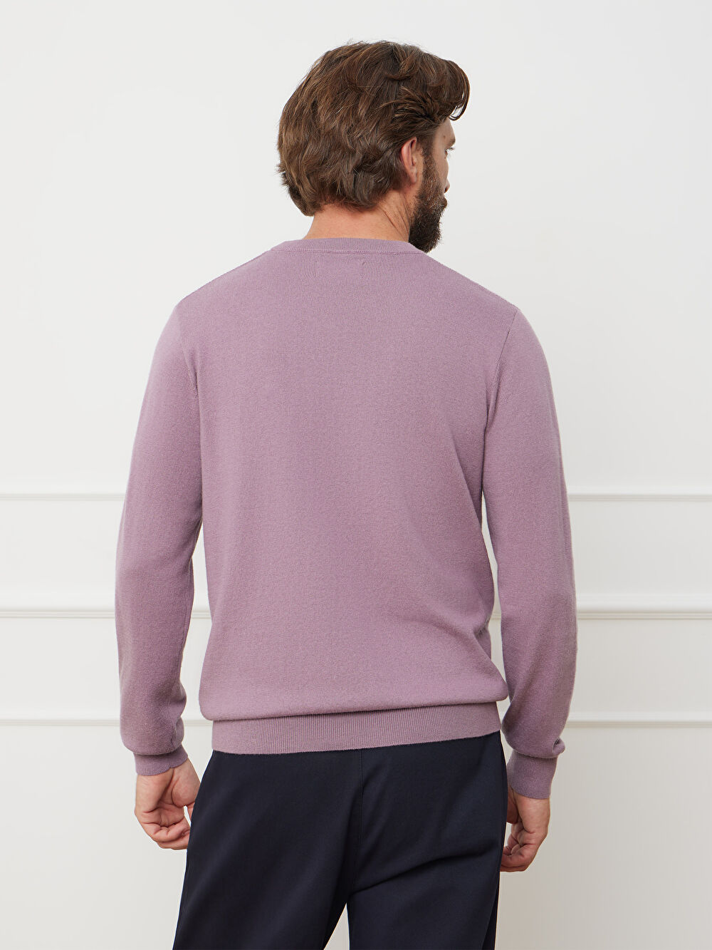 FIOLETOWY SWETER WARREN - 3