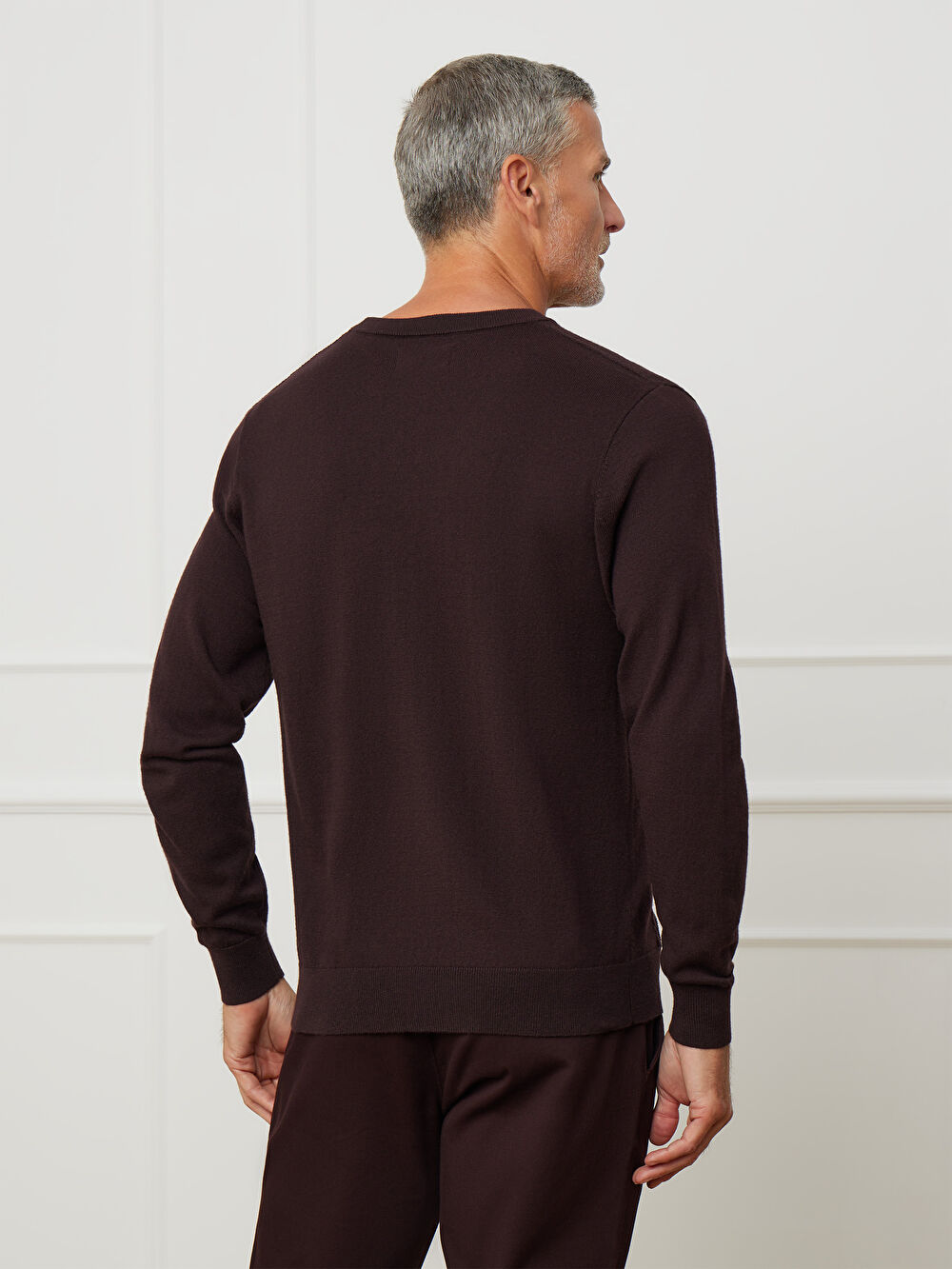 FIOLETOWY SWETER WARREN - 3
