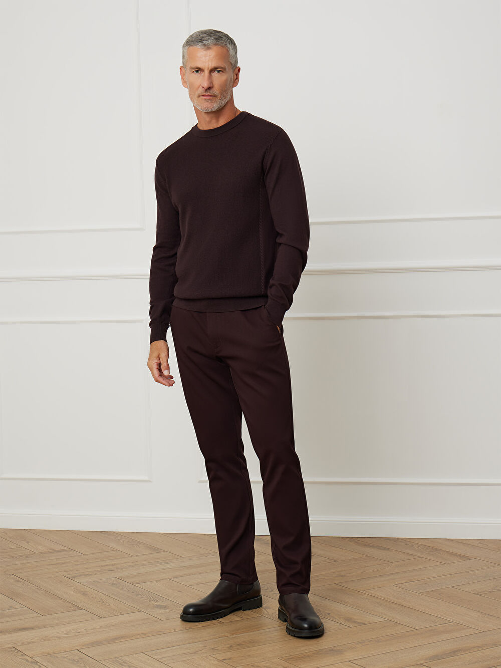FIOLETOWY SWETER WARREN - 6