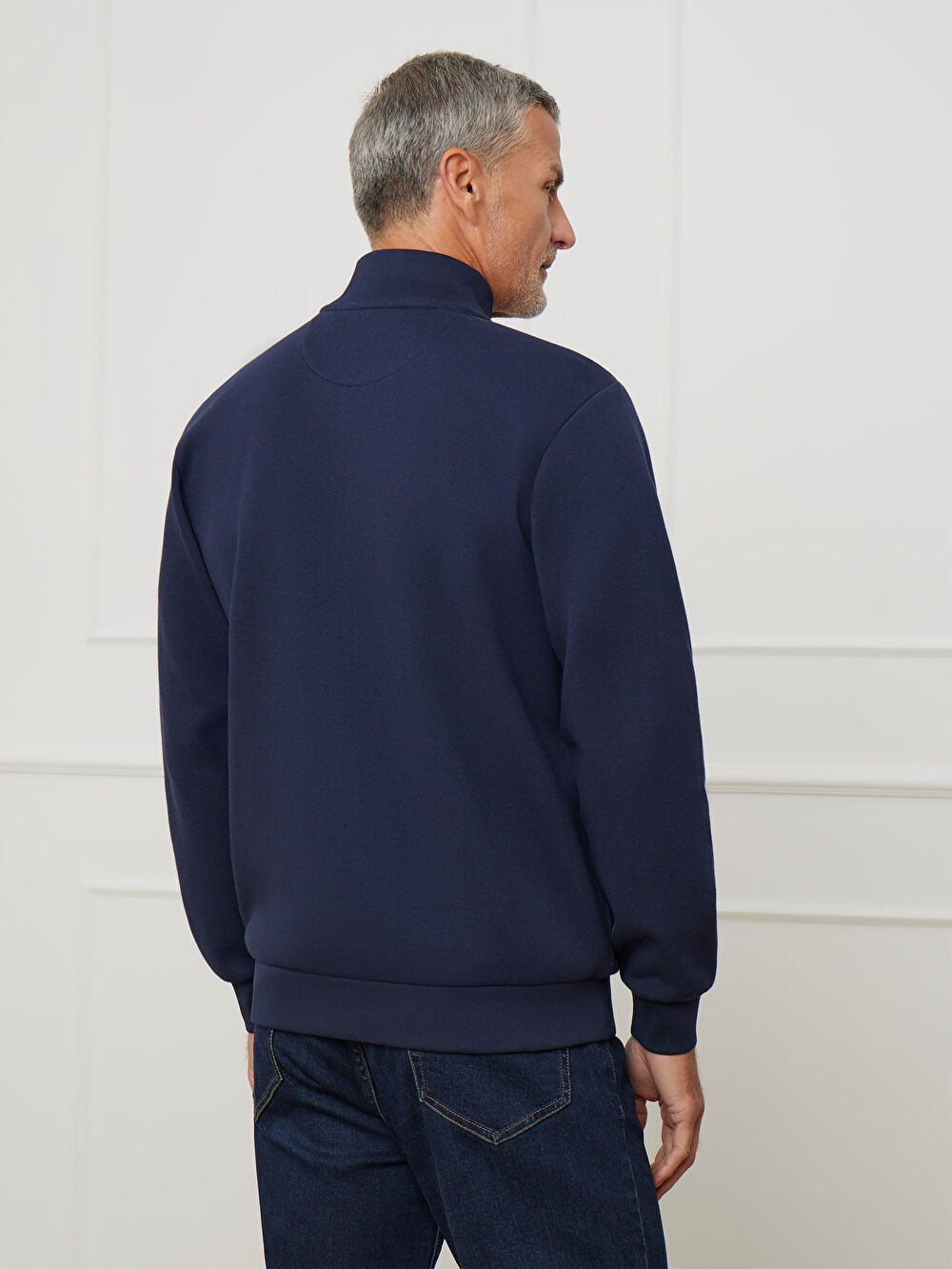 GRANATOWA BLUZA KLOUSTER - 3