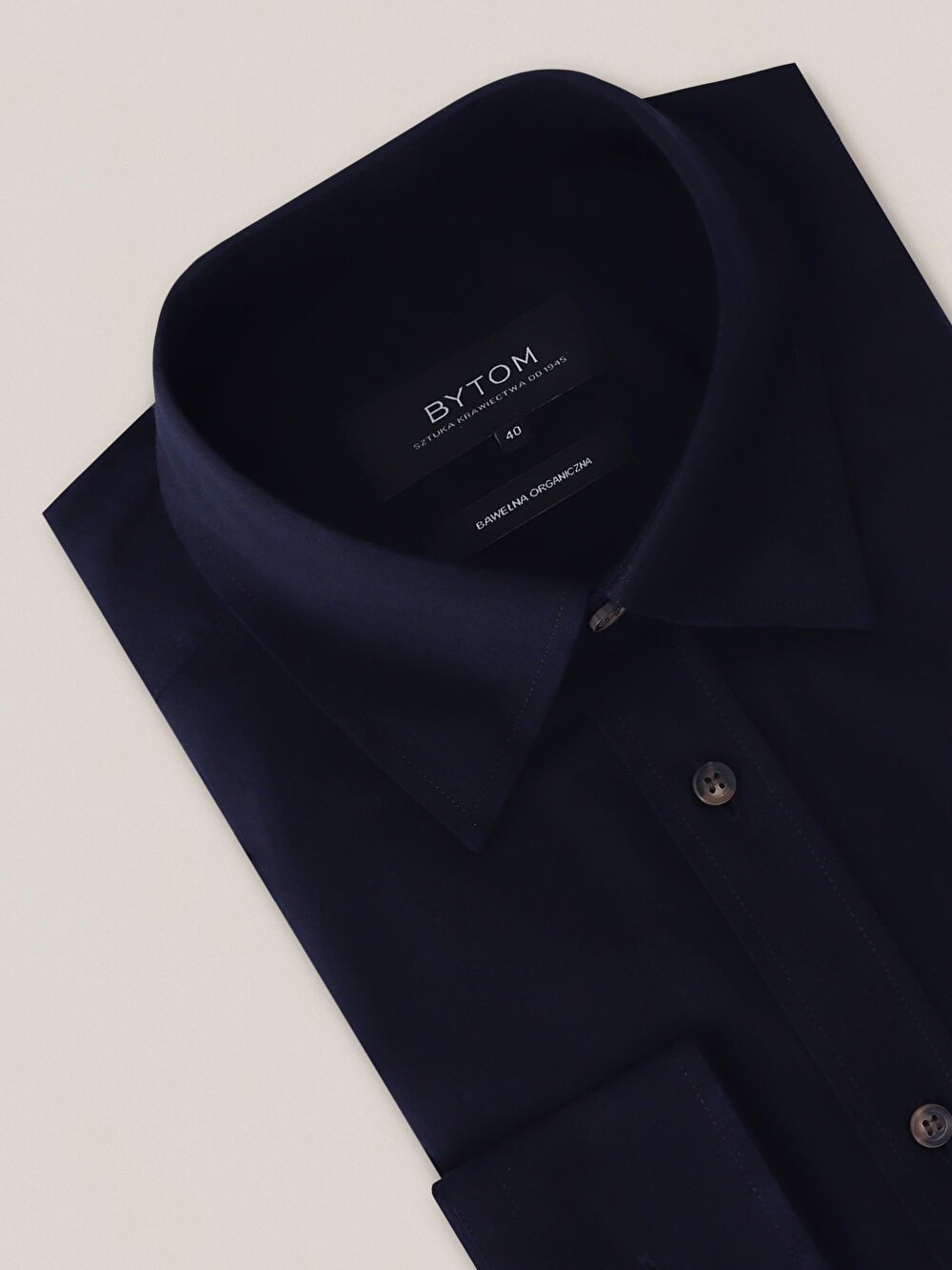 GRANATOWA KOSZULA CAPRI DŁUGI RĘKAW - 3