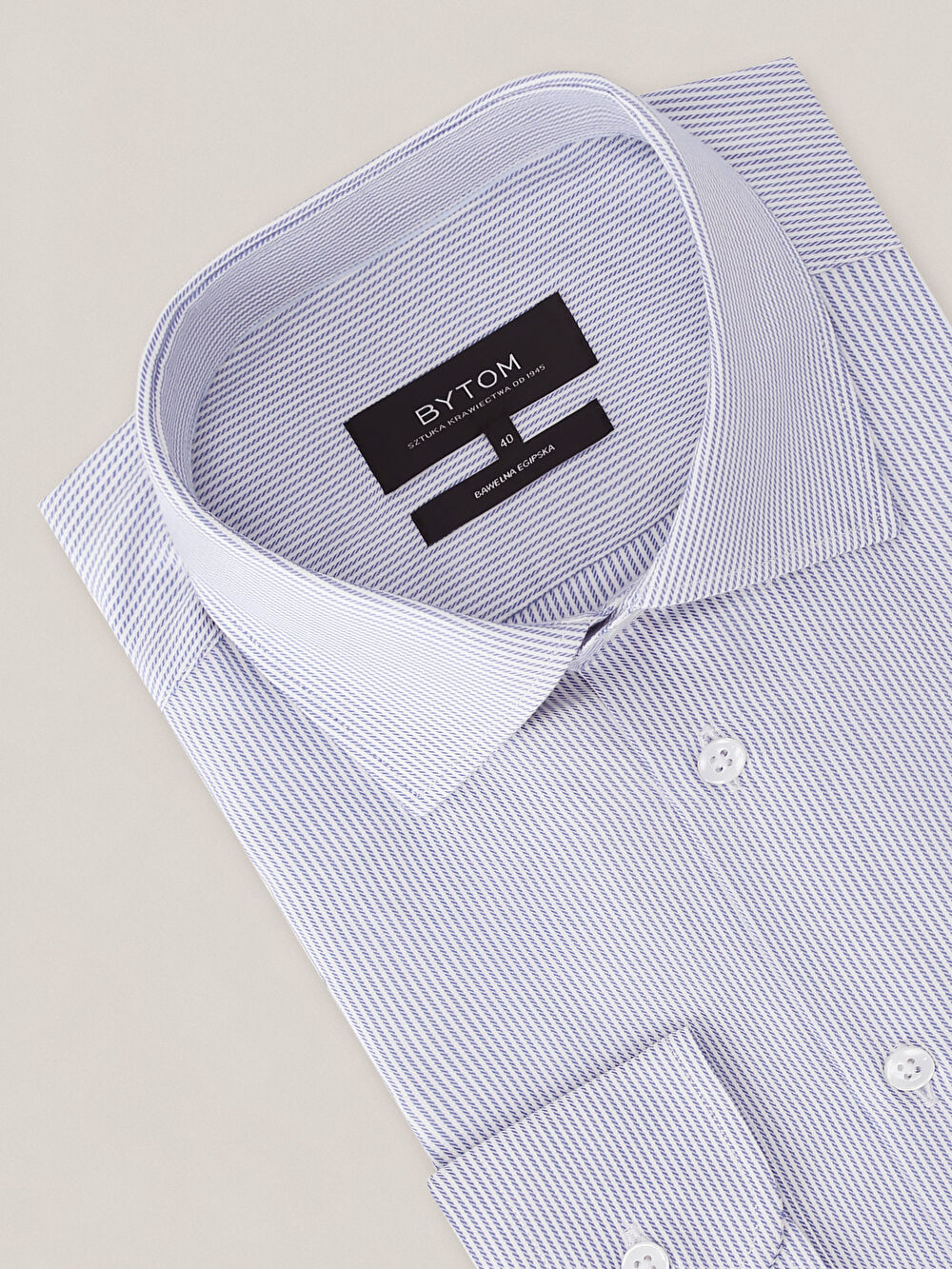 GRANATOWA KOSZULA ROMA DŁUGI RĘKAW - 3