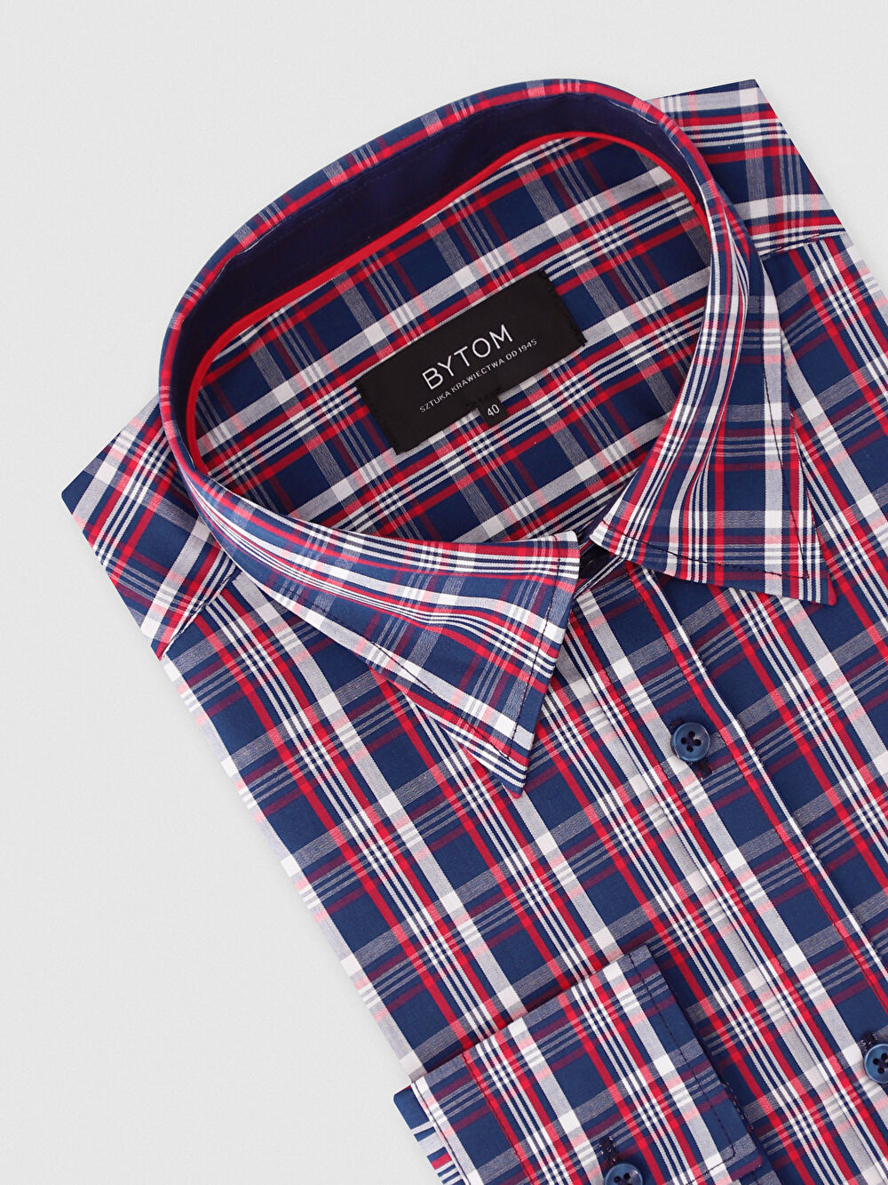 GRANATOWA KOSZULA CAPRI DŁUGI RĘKAW - 3