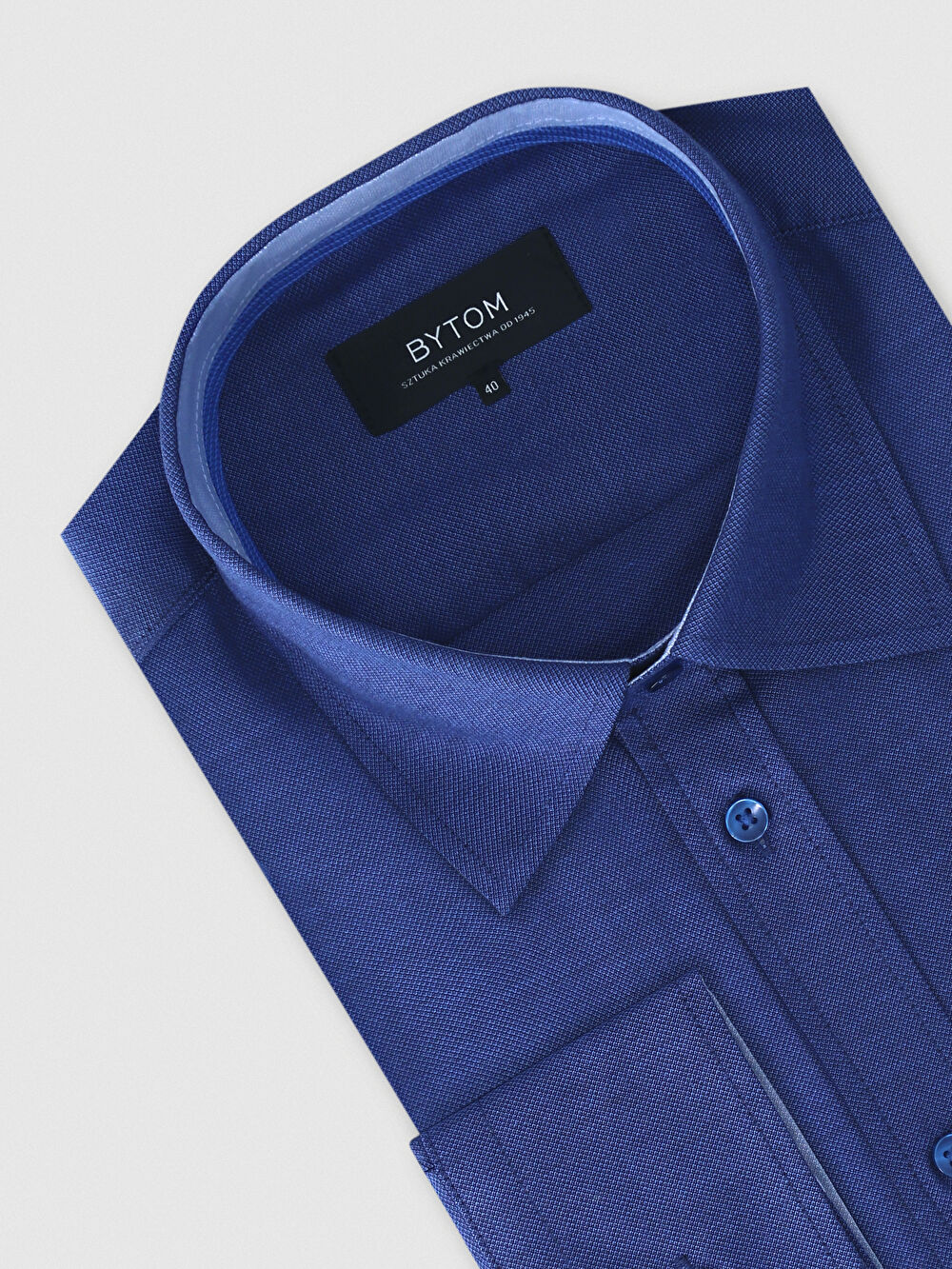 NIEBIESKA KOSZULA CAPRI DŁUGI RĘKAW - 3