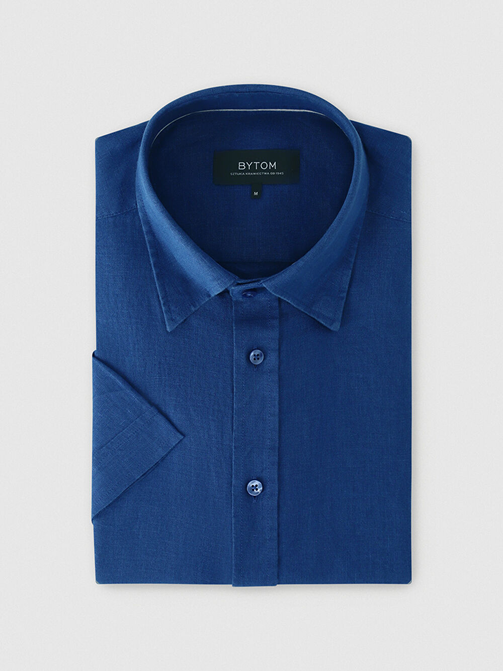 GRANATOWA KOSZULA CAPRI KRÓTKI RĘKAW - 2