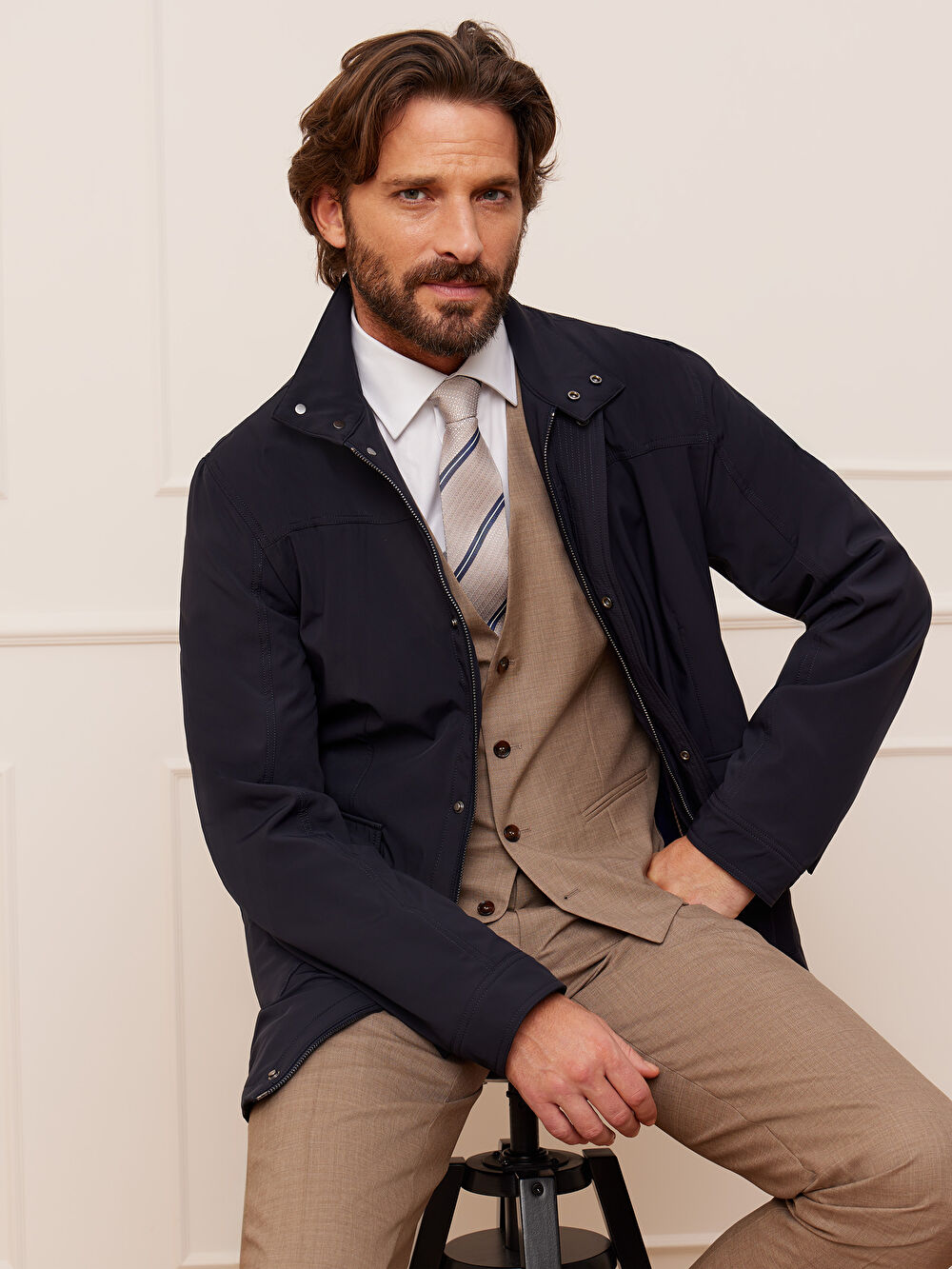 GRANATOWA KURTKA OHIO - 5