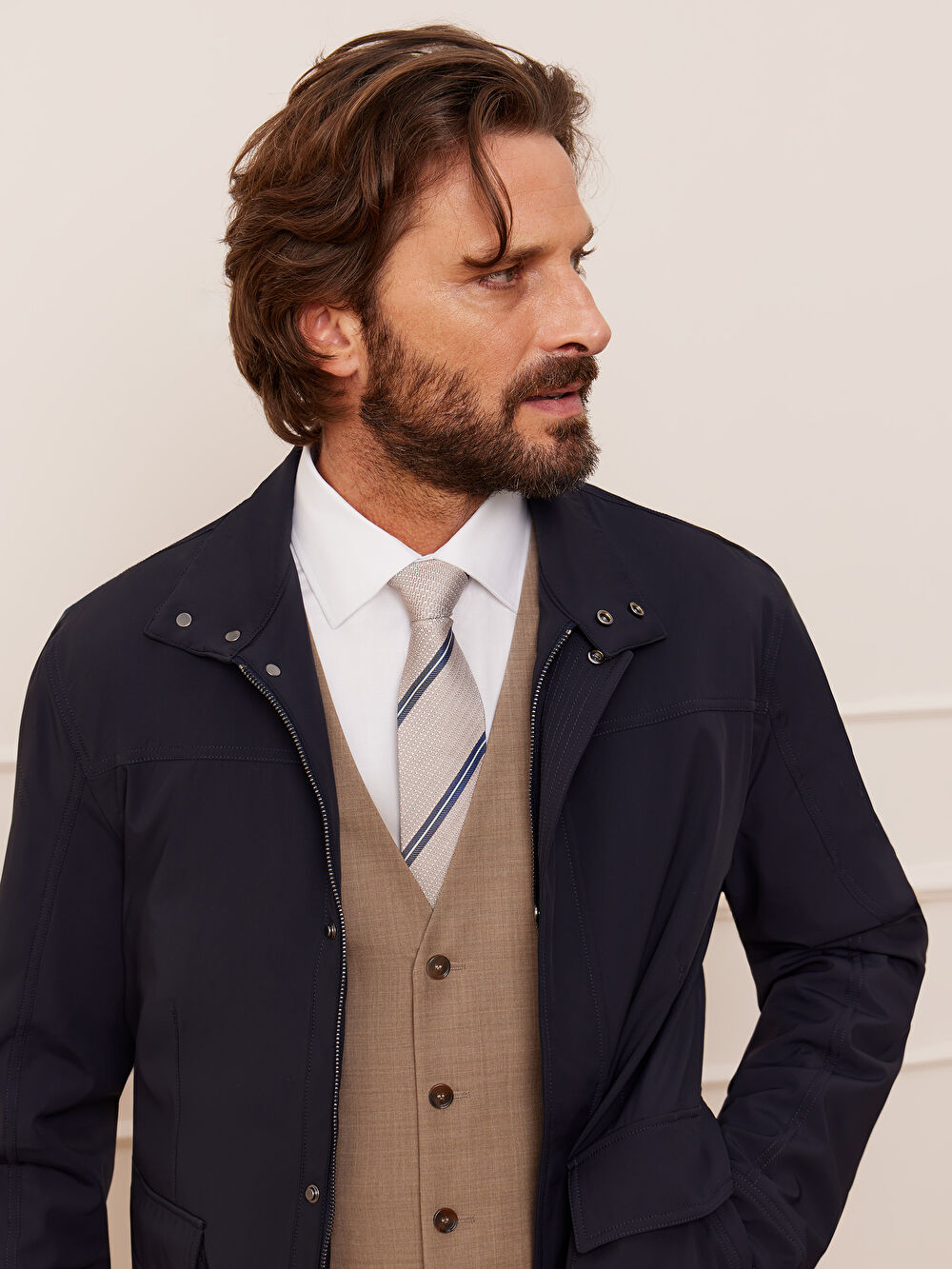 GRANATOWA KURTKA OHIO - 6