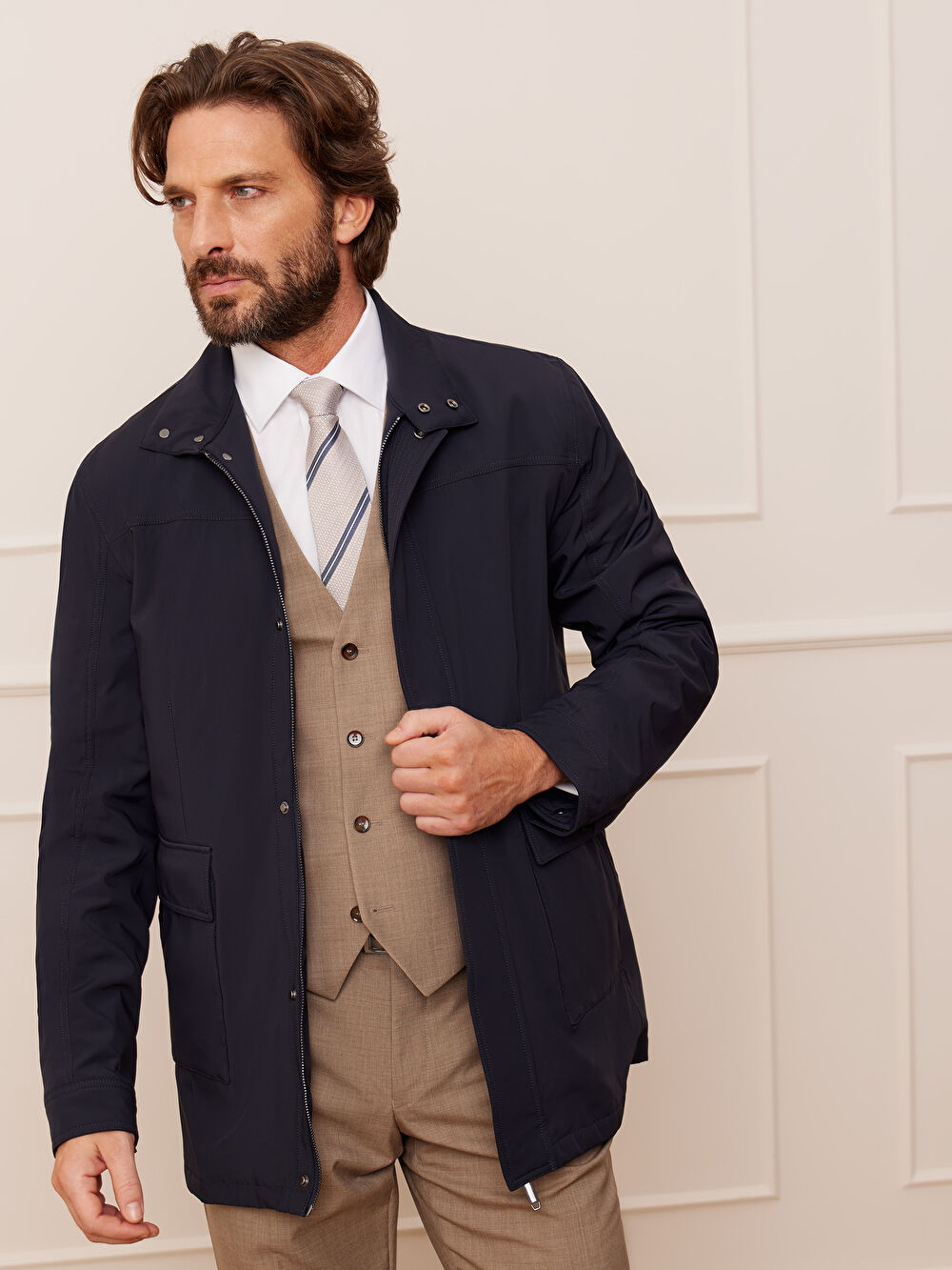 GRANATOWA KURTKA OHIO