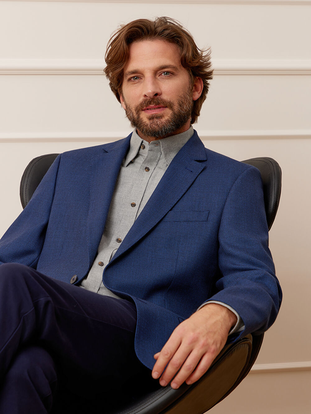 GRANATOWA MARYNARKA BARI - 7