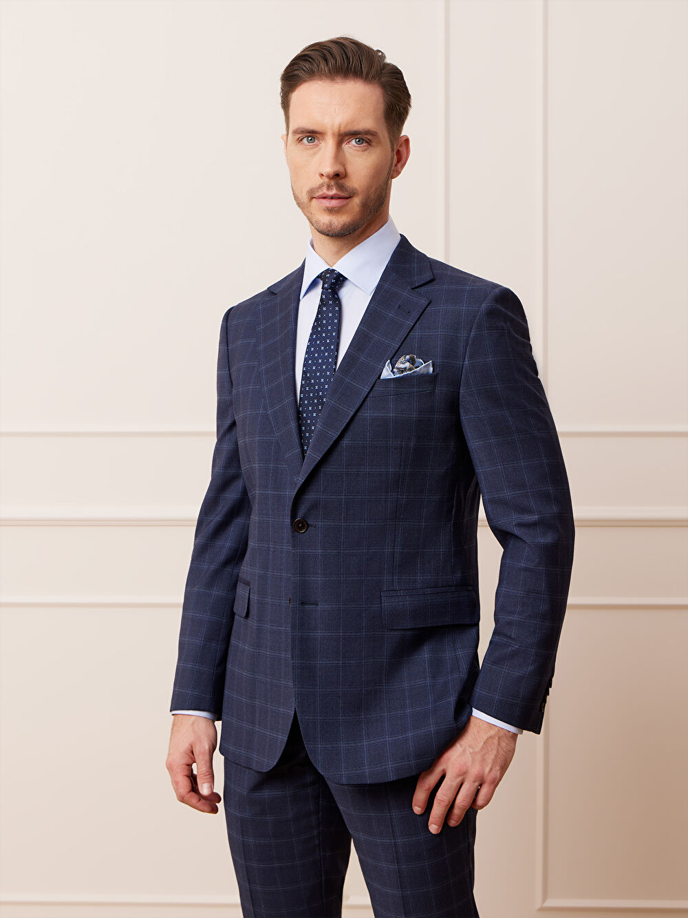 GRANATOWA MARYNARKA TURYN DO GARNITURU - MIKSUJ I ŁĄCZ - 4