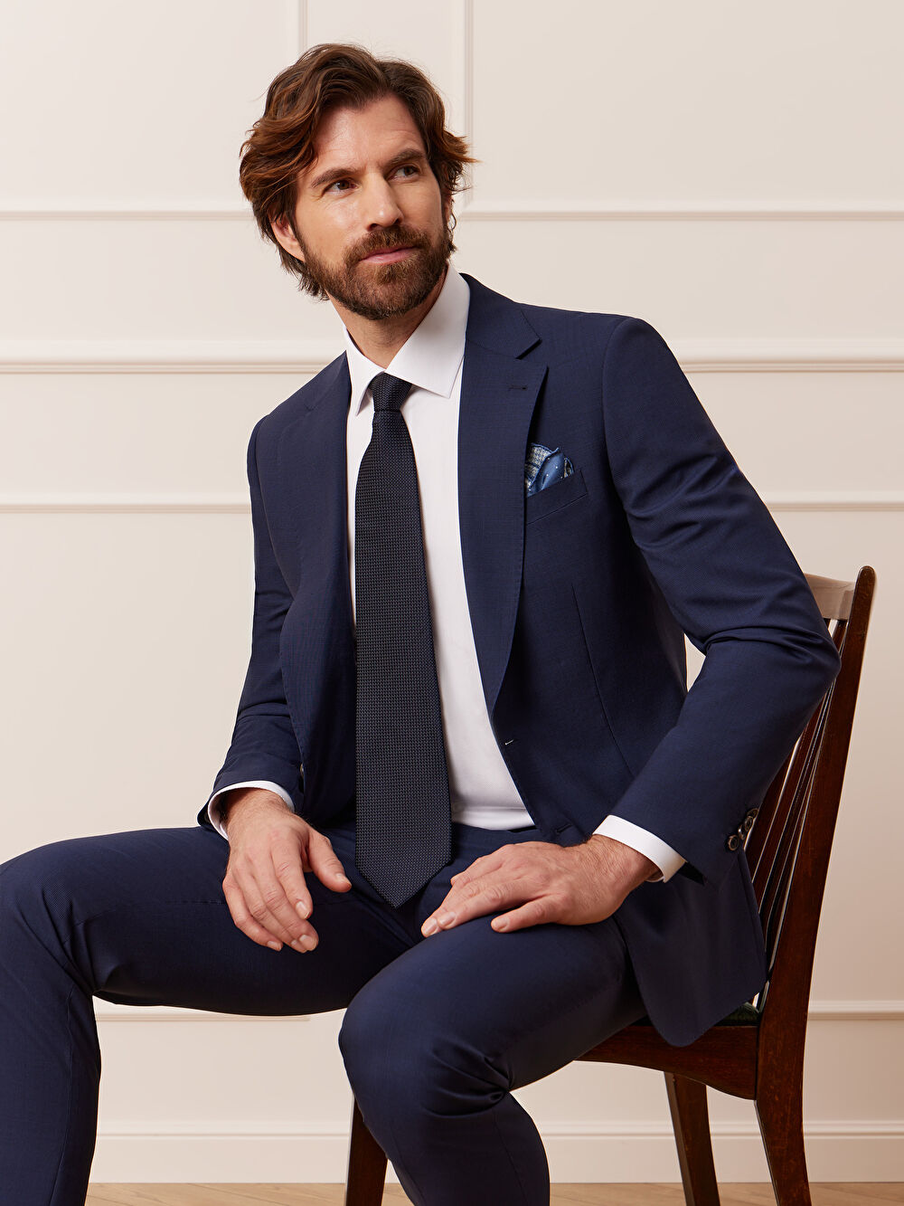 GRANATOWA MARYNARKA TURYN DO GARNITURU - MIKSUJ I ŁĄCZ