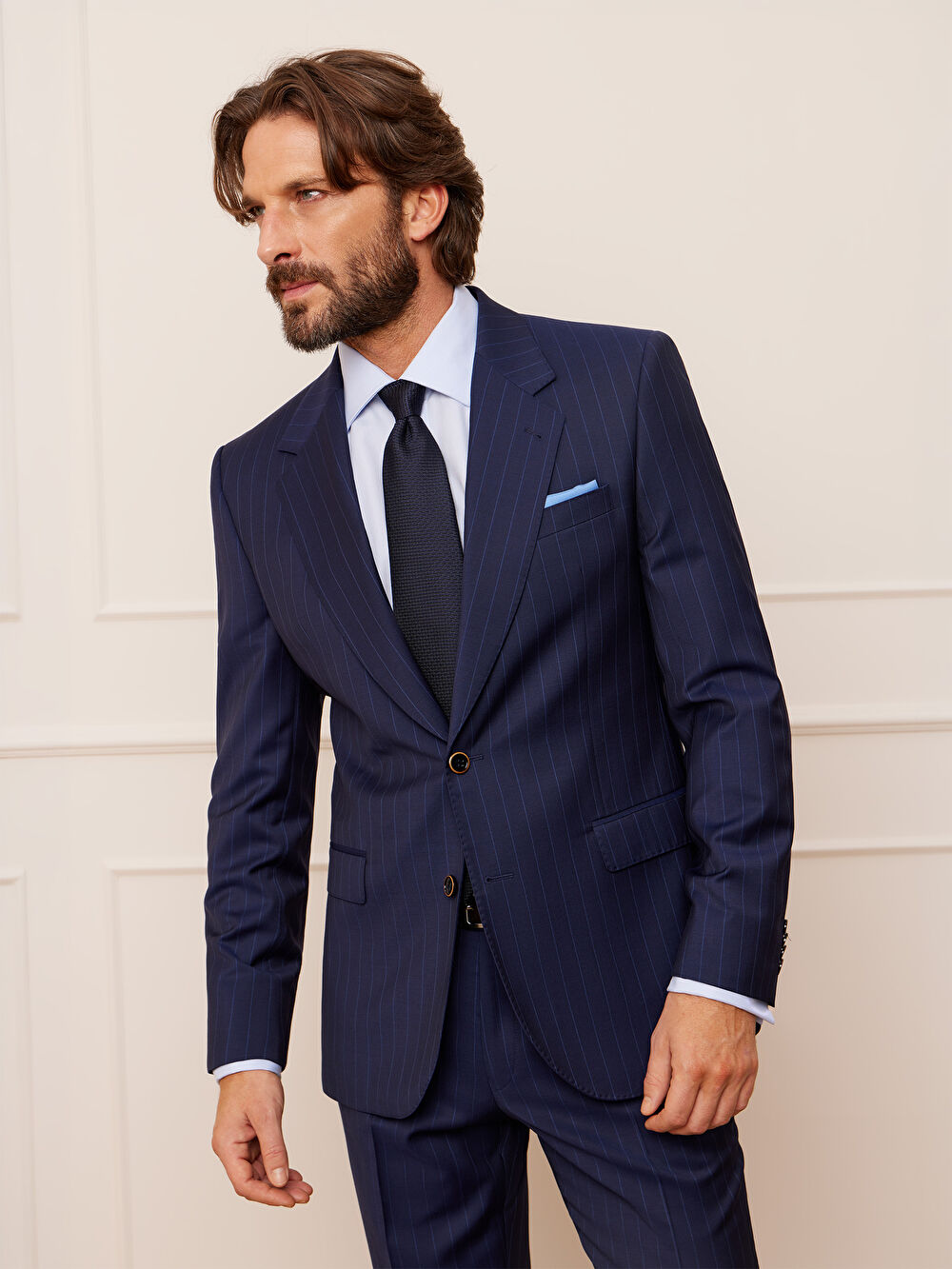 GRANATOWA MARYNARKA TURYN DO GARNITURU - MIKSUJ I ŁĄCZ - 2