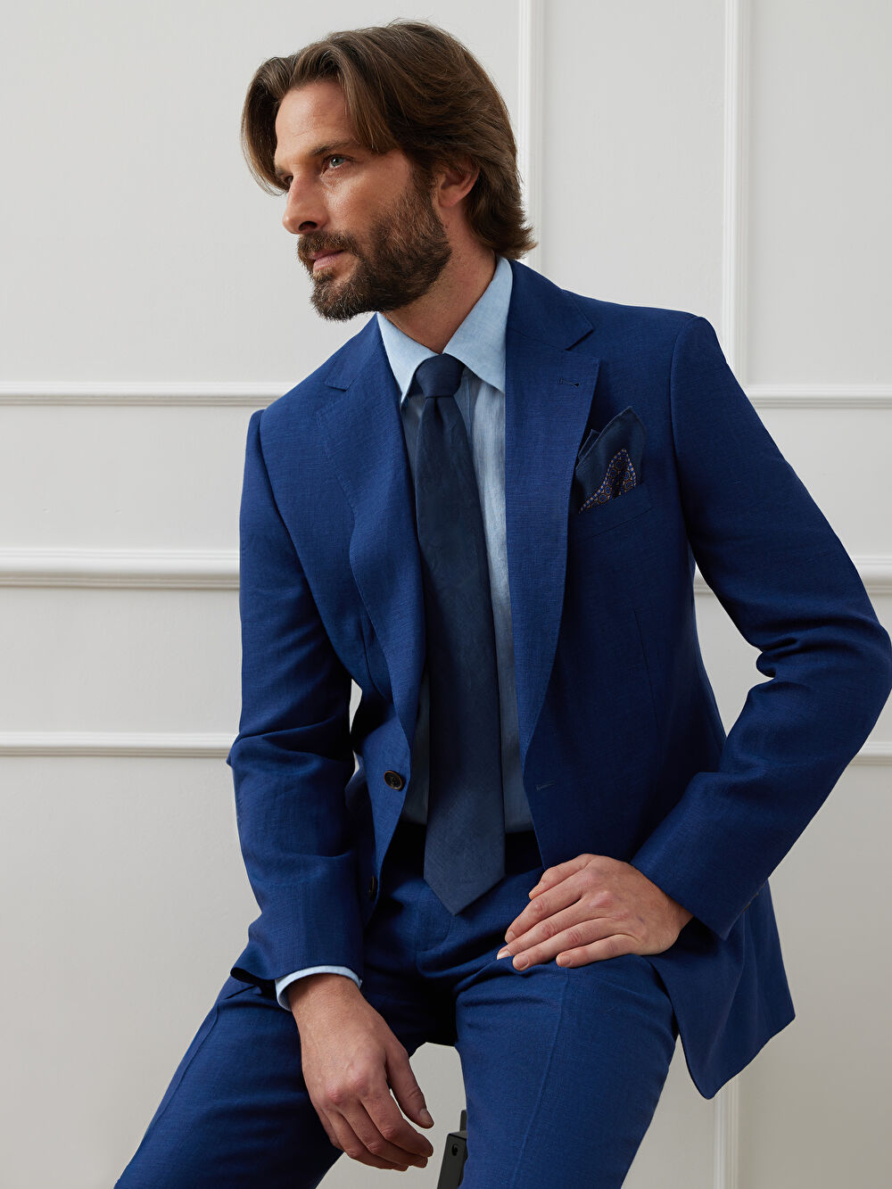 GRANATOWA MARYNARKA TURYN DO GARNITURU - MIKSUJ I ŁĄCZ - 6