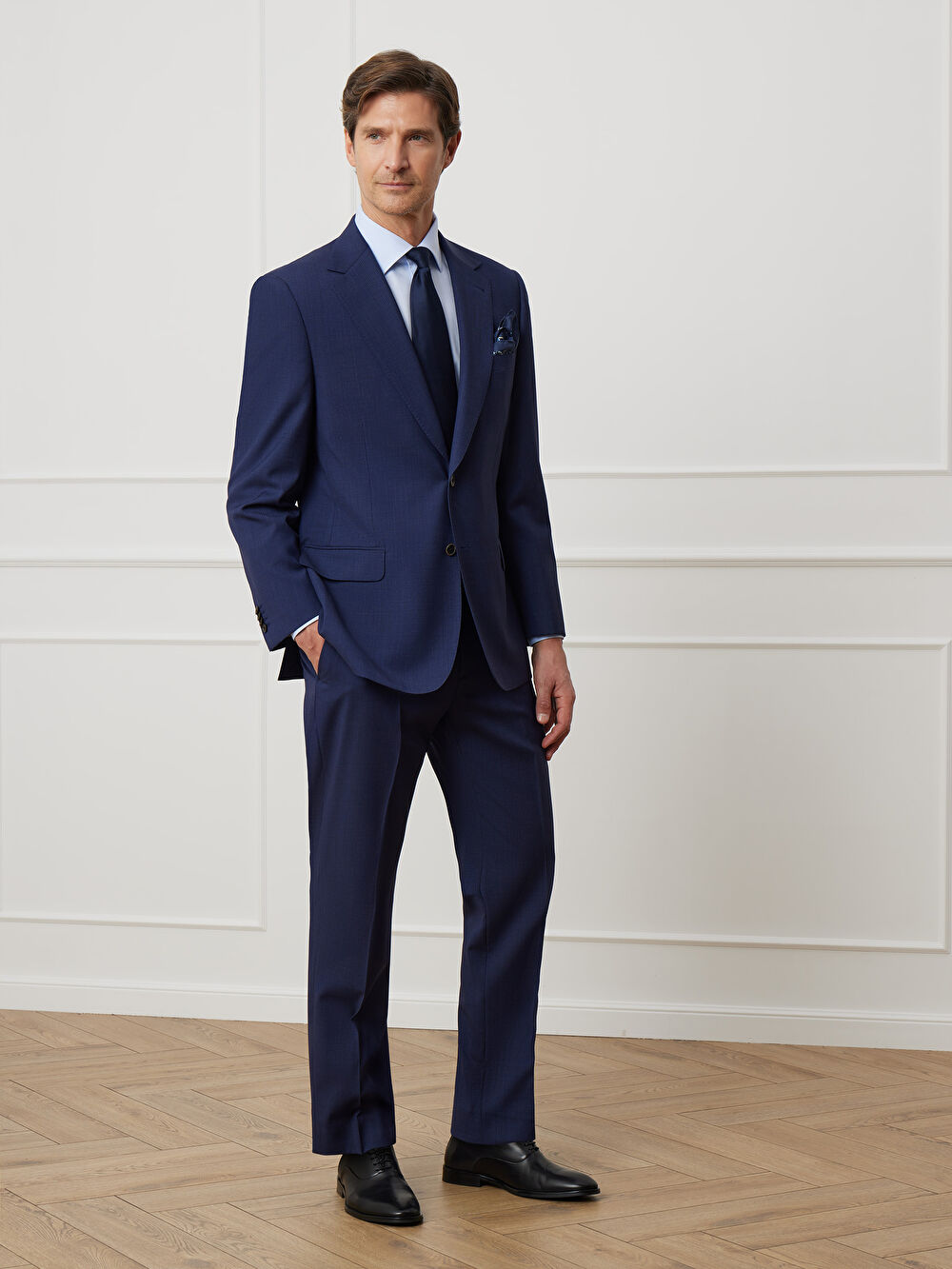 GRANATOWA MARYNARKA BARI DO GARNITURU - MIKSUJ I ŁĄCZ