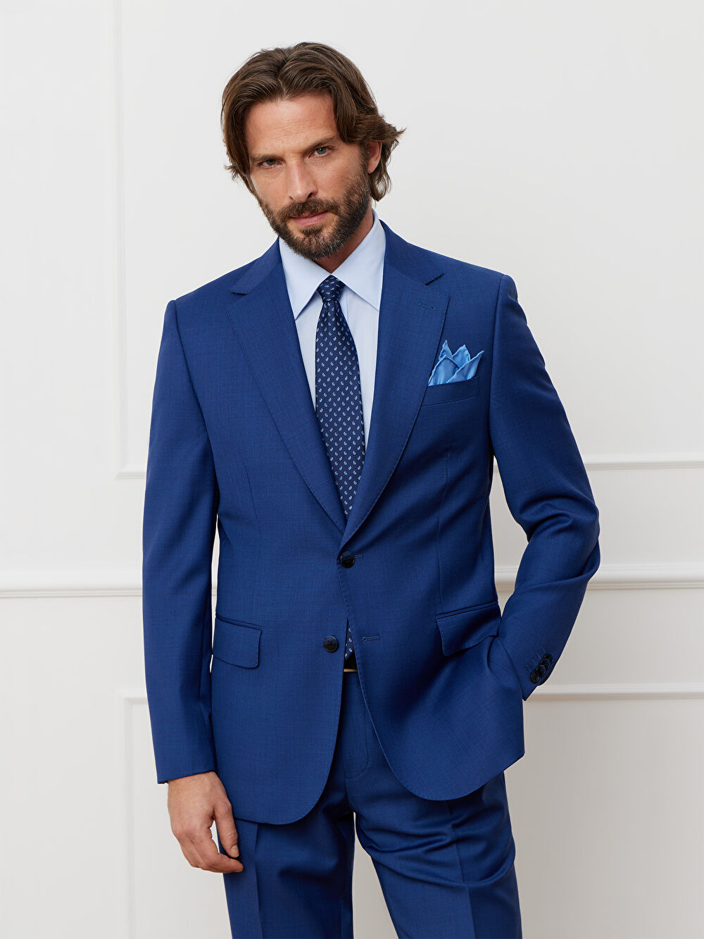 GRANATOWA MARYNARKA TURYN DO GARNITURU - MIKSUJ I ŁĄCZ - 2