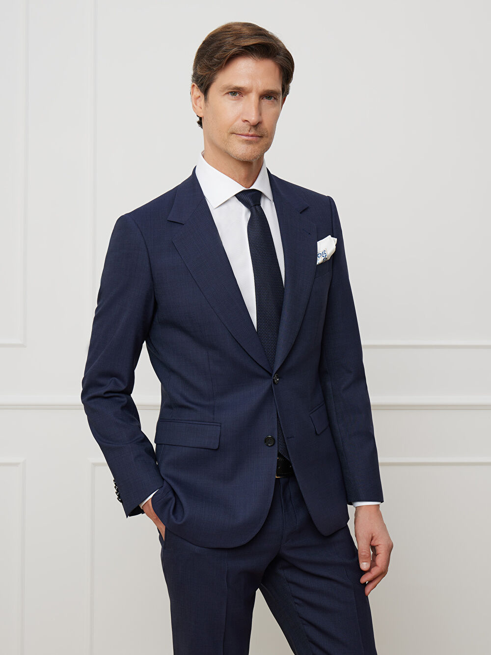 GRANATOWA MARYNARKA TURYN DO GARNITURU - MIKSUJ I ŁĄCZ - 3