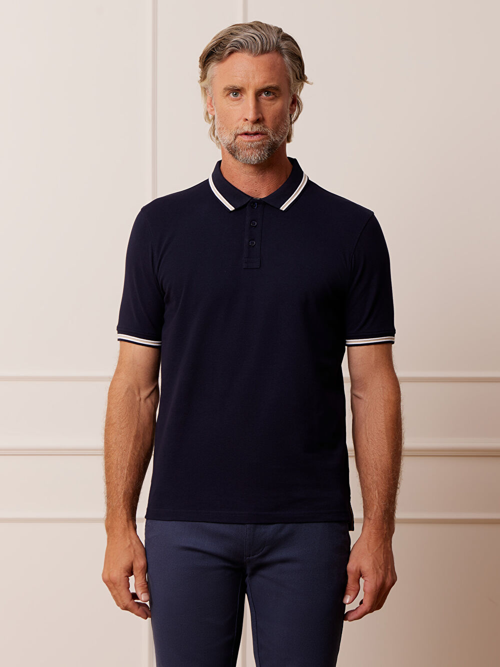 GRANATOWE POLO CARDURNOCK