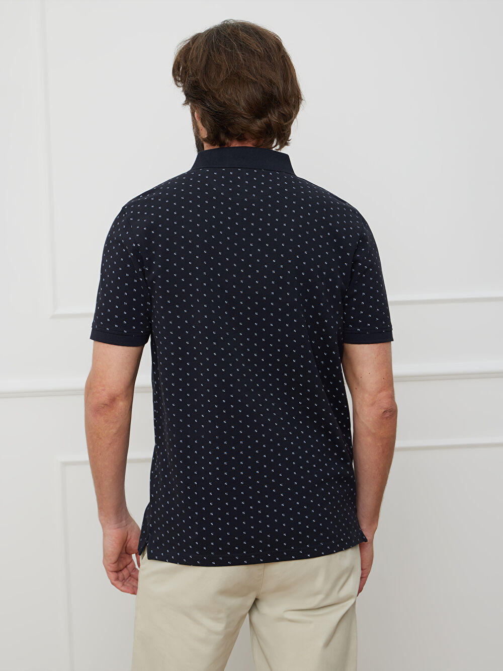 GRANATOWE KLASYCZNE POLO BURMAN - 3