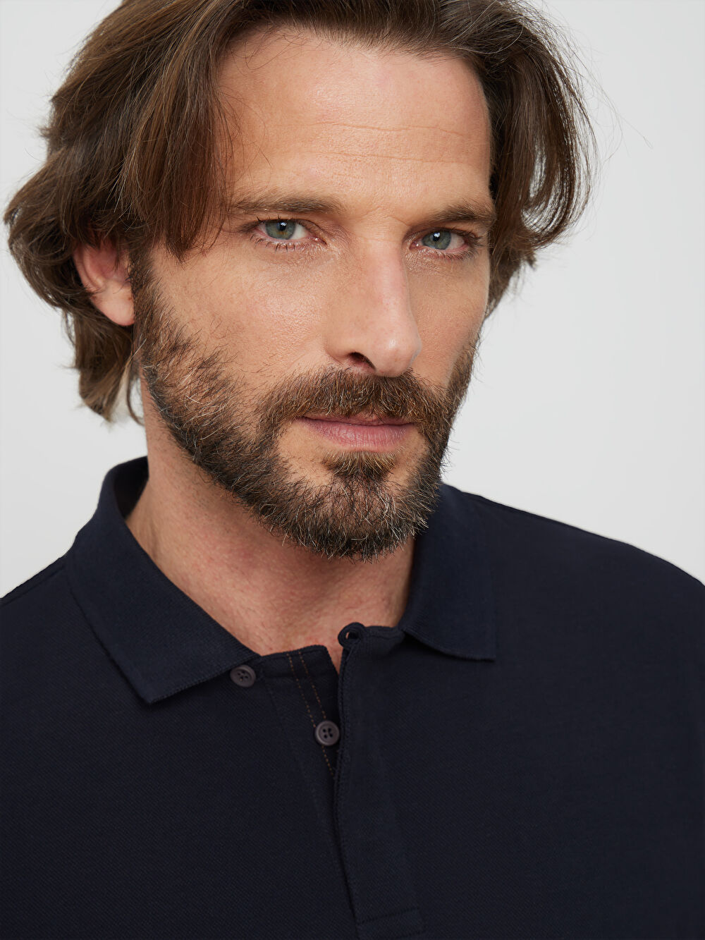 GRANATOWE KLASYCZNE POLO FISHLAM - 6