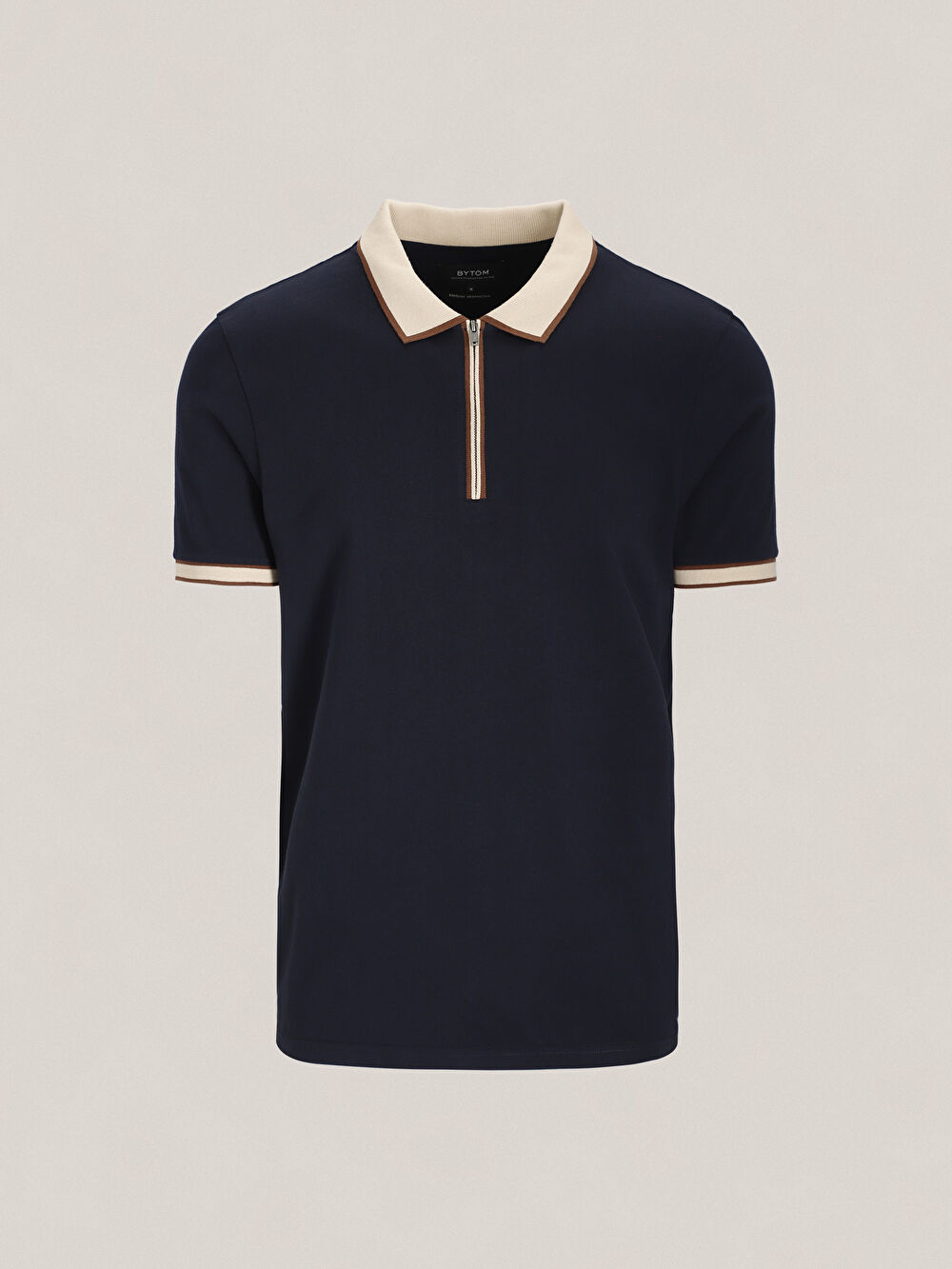 GRANATOWE POLO LETTON