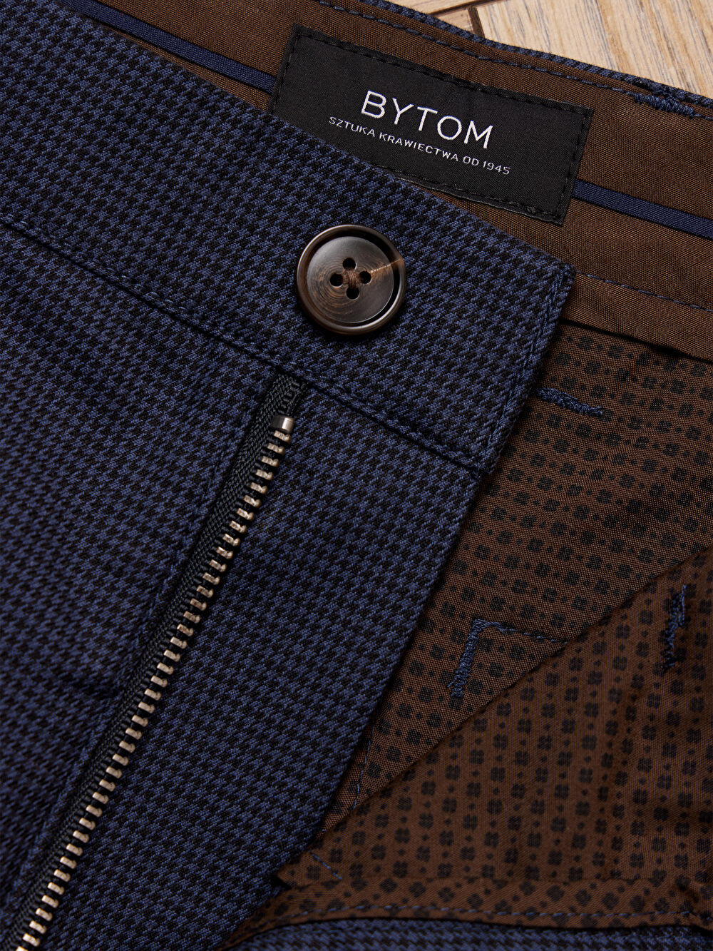 GRANATOWE SPODNIE COEDWAY - 2