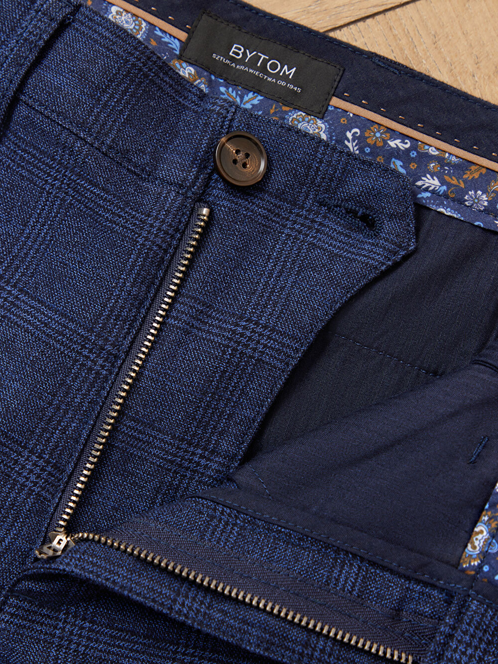 GRANATOWE SPODNIE GAVIK - 3