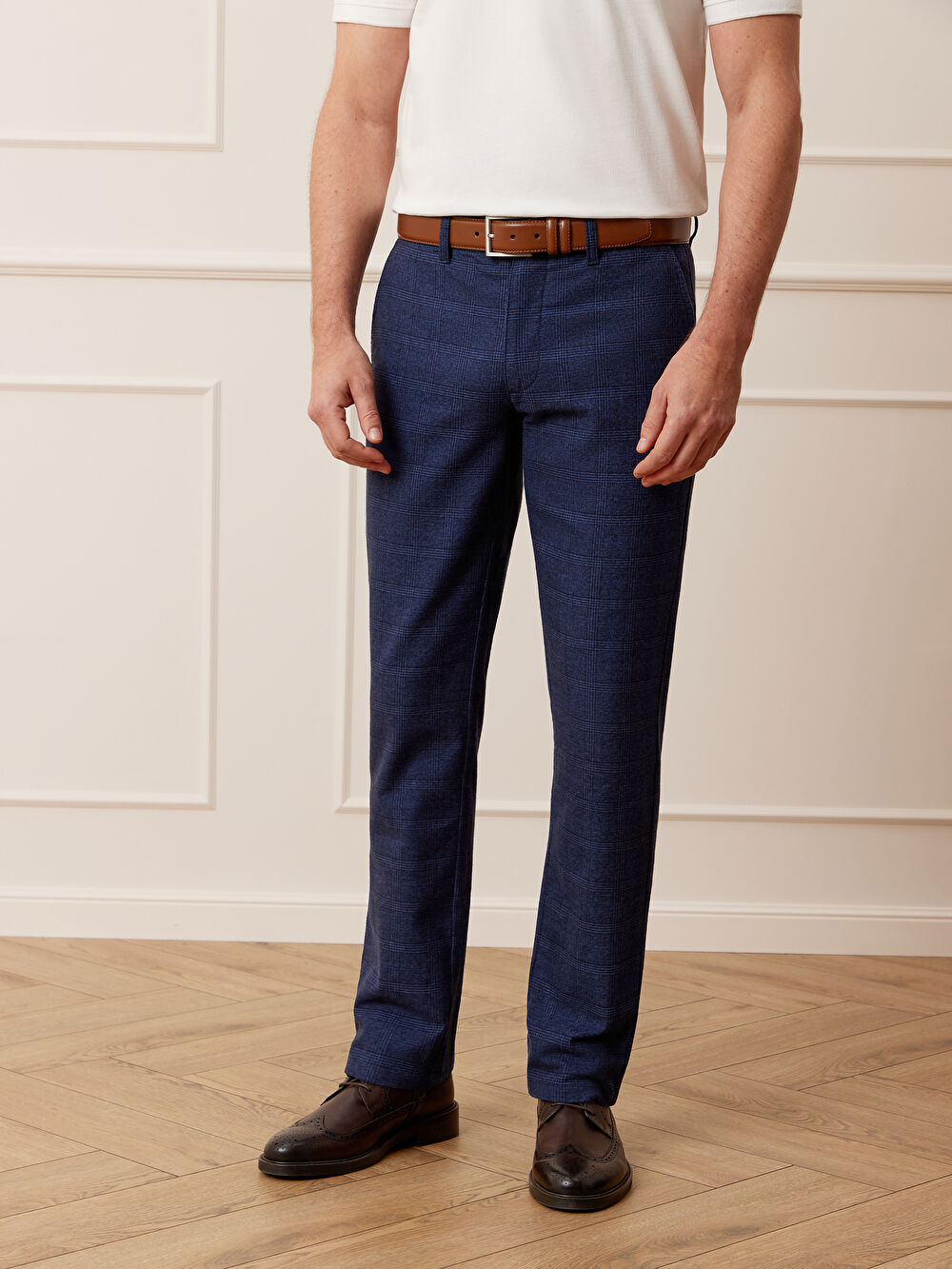 GRANATOWE SPODNIE GAVIK - 5