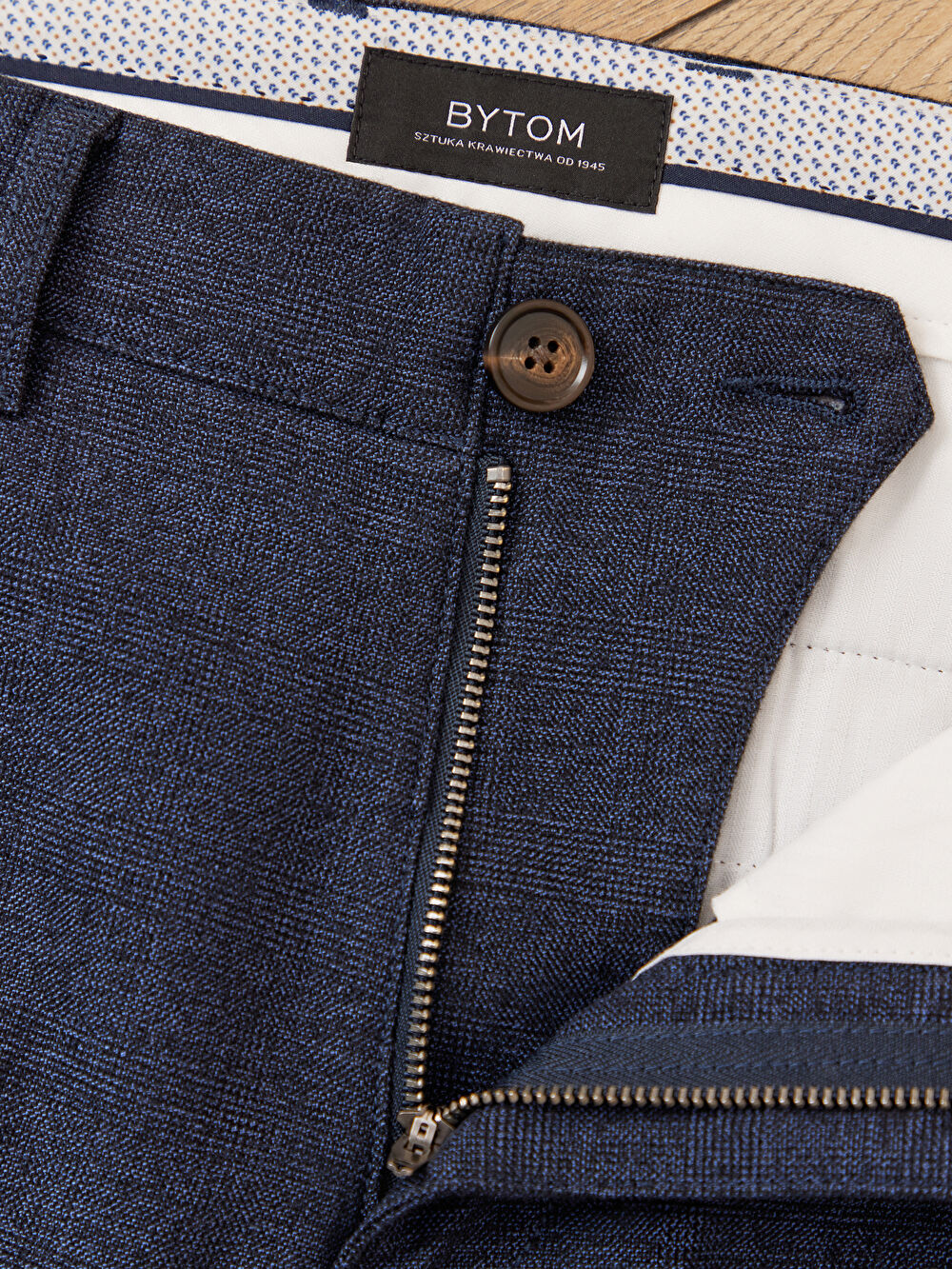 GRANATOWE SPODNIE ASAKA - 3