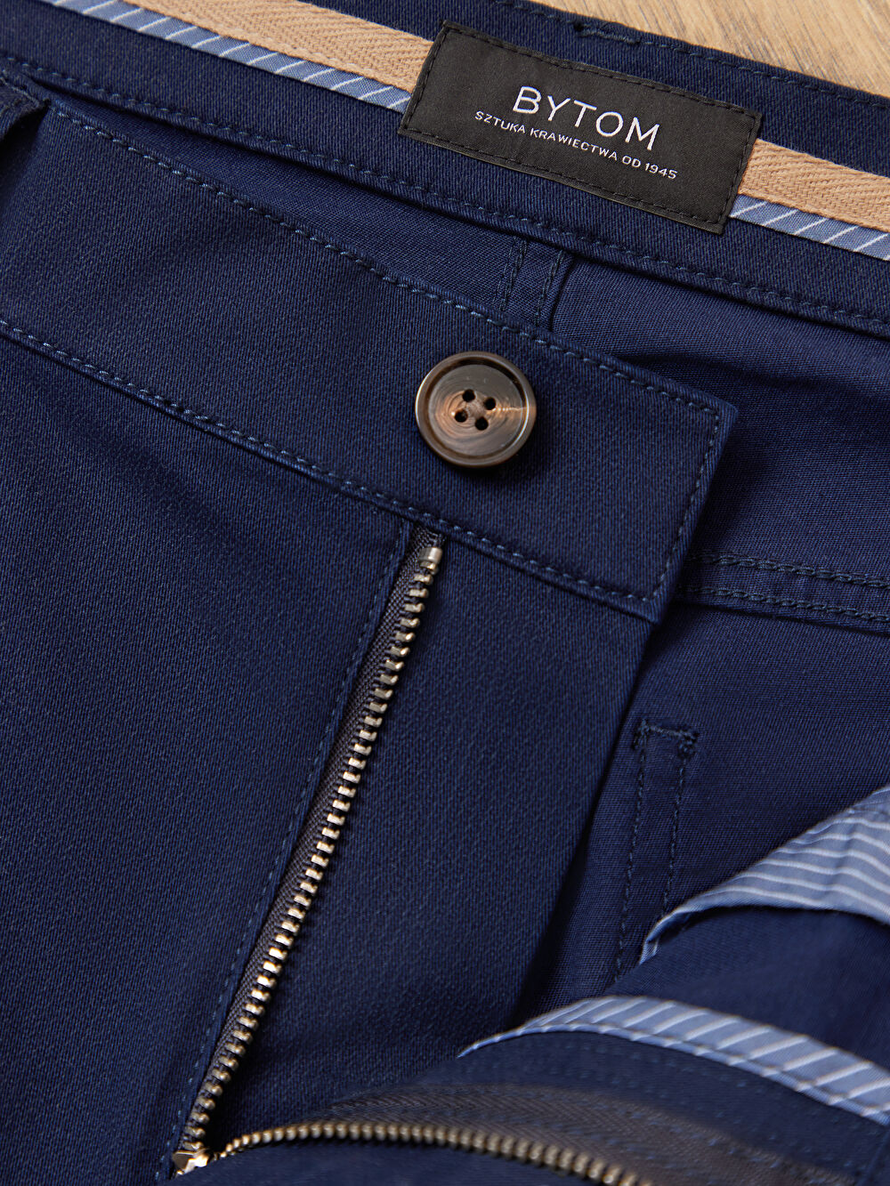 GRANATOWE SPODNIE INVER - 3