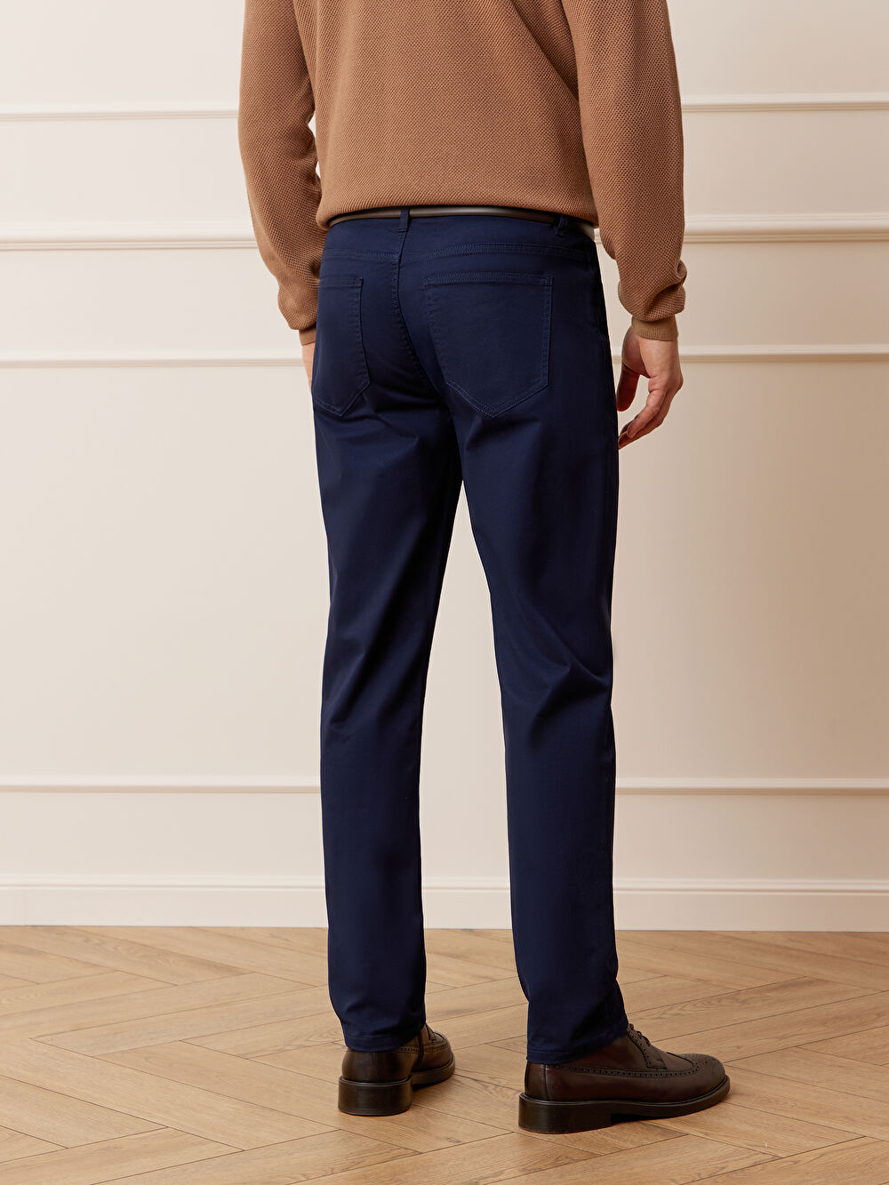 GRANATOWE SPODNIE INVER - 6