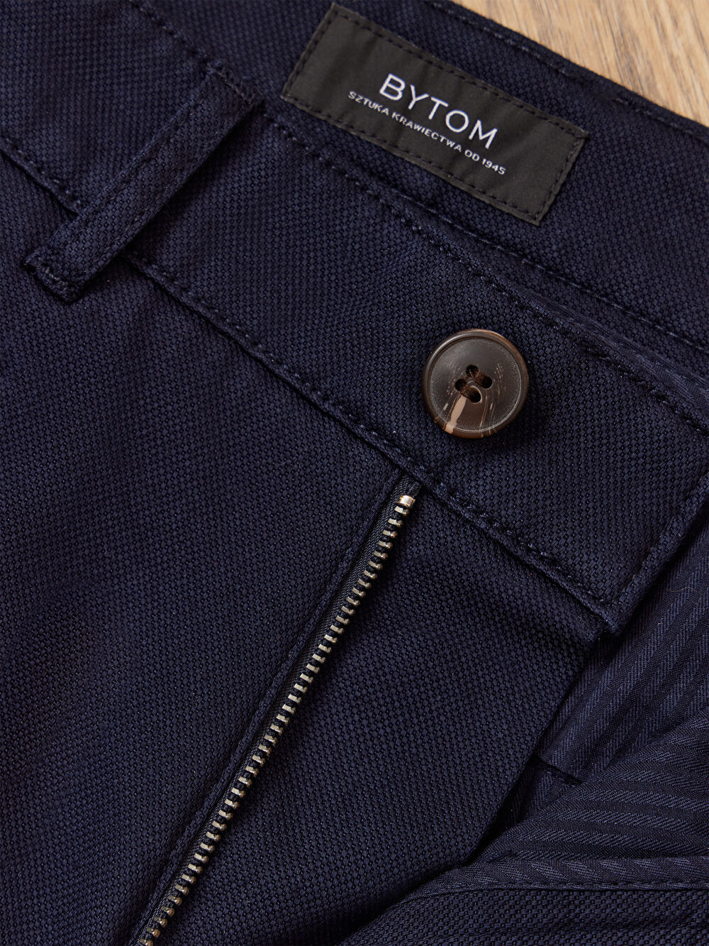 GRANATOWE SPODNIE WES - 3