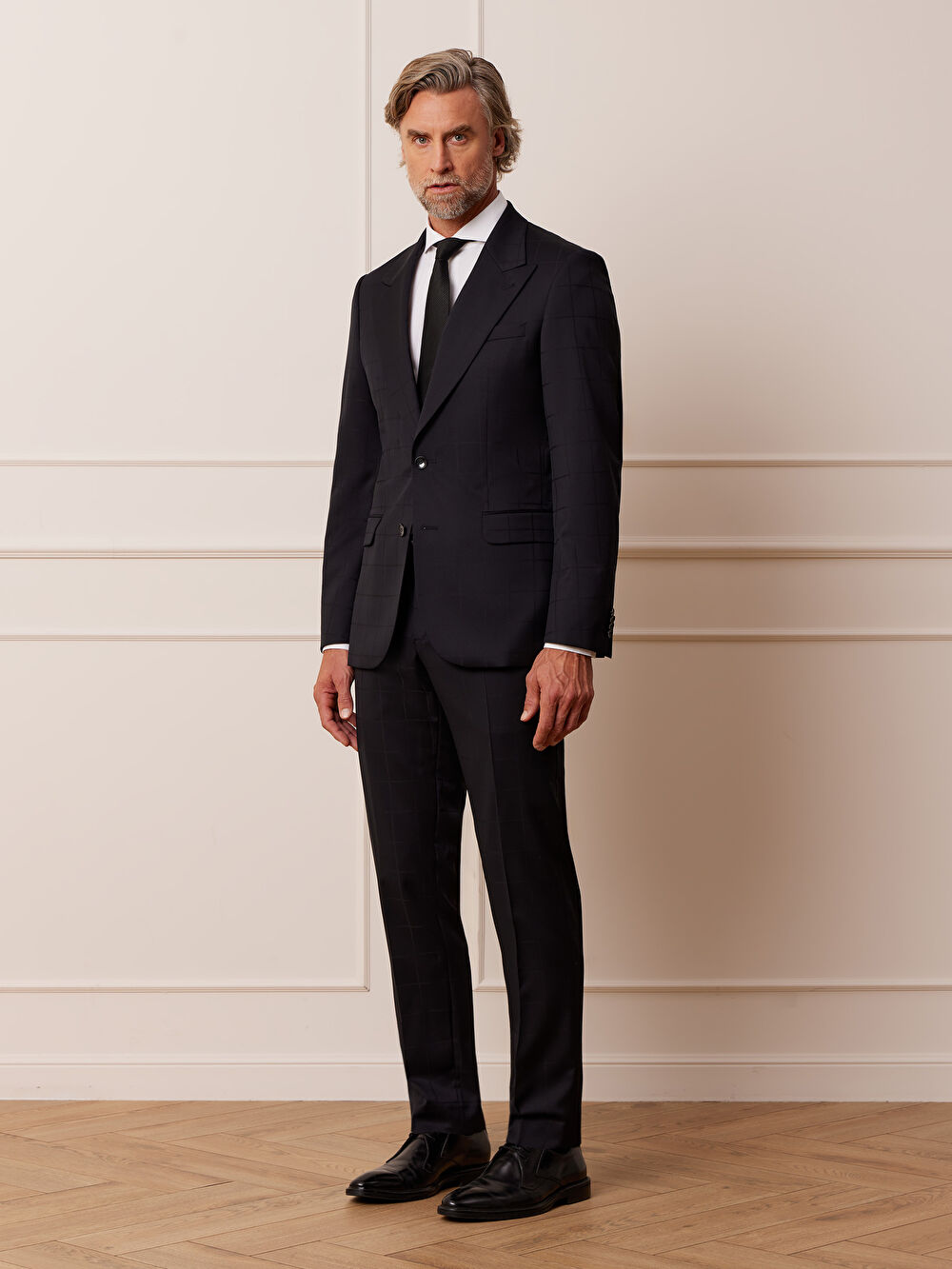 GRANATOWE SPODNIE DO GARNITURU - MIKSUJ I ŁĄCZ - 6