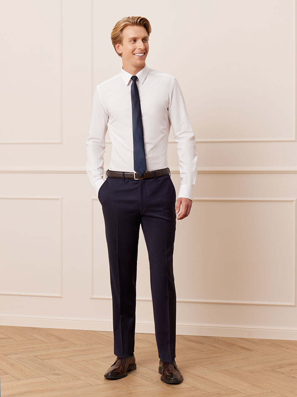 GRANATOWE SPODNIE KYOTO DO GARNITURU - MIKSUJ I ŁĄCZ