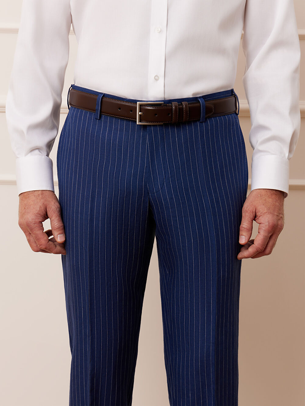 GRANATOWE SPODNIE DO GARNITURU - MIKSUJ I ŁĄCZ - 4