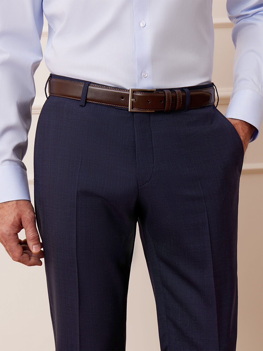 GRANATOWE SPODNIE DO GARNITURU - MIKSUJ I ŁĄCZ - 5