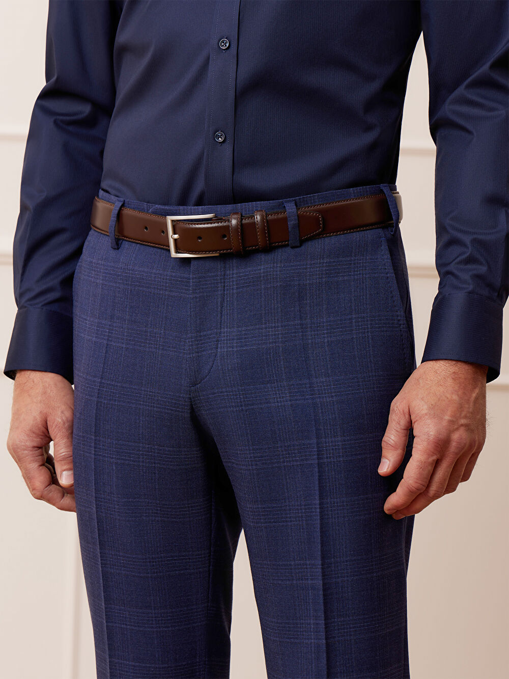 GRANATOWE SPODNIE DO GARNITURU - MIKSUJ I ŁĄCZ - 5