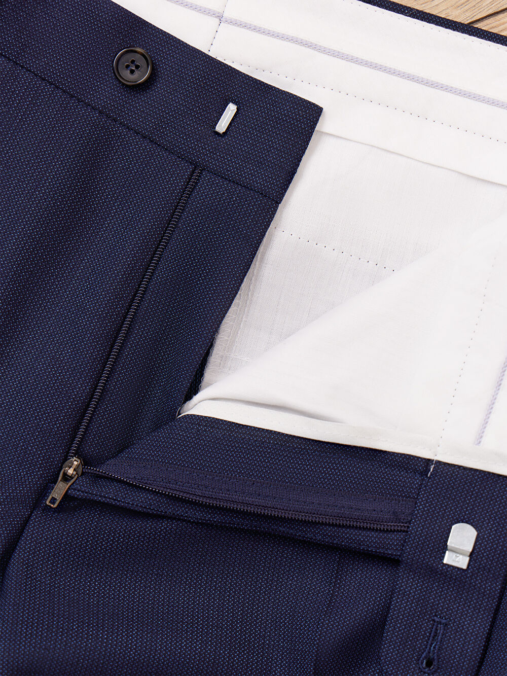 GRANATOWE SPODNIE DO GARNITURU - MIKSUJ I ŁĄCZ - 3