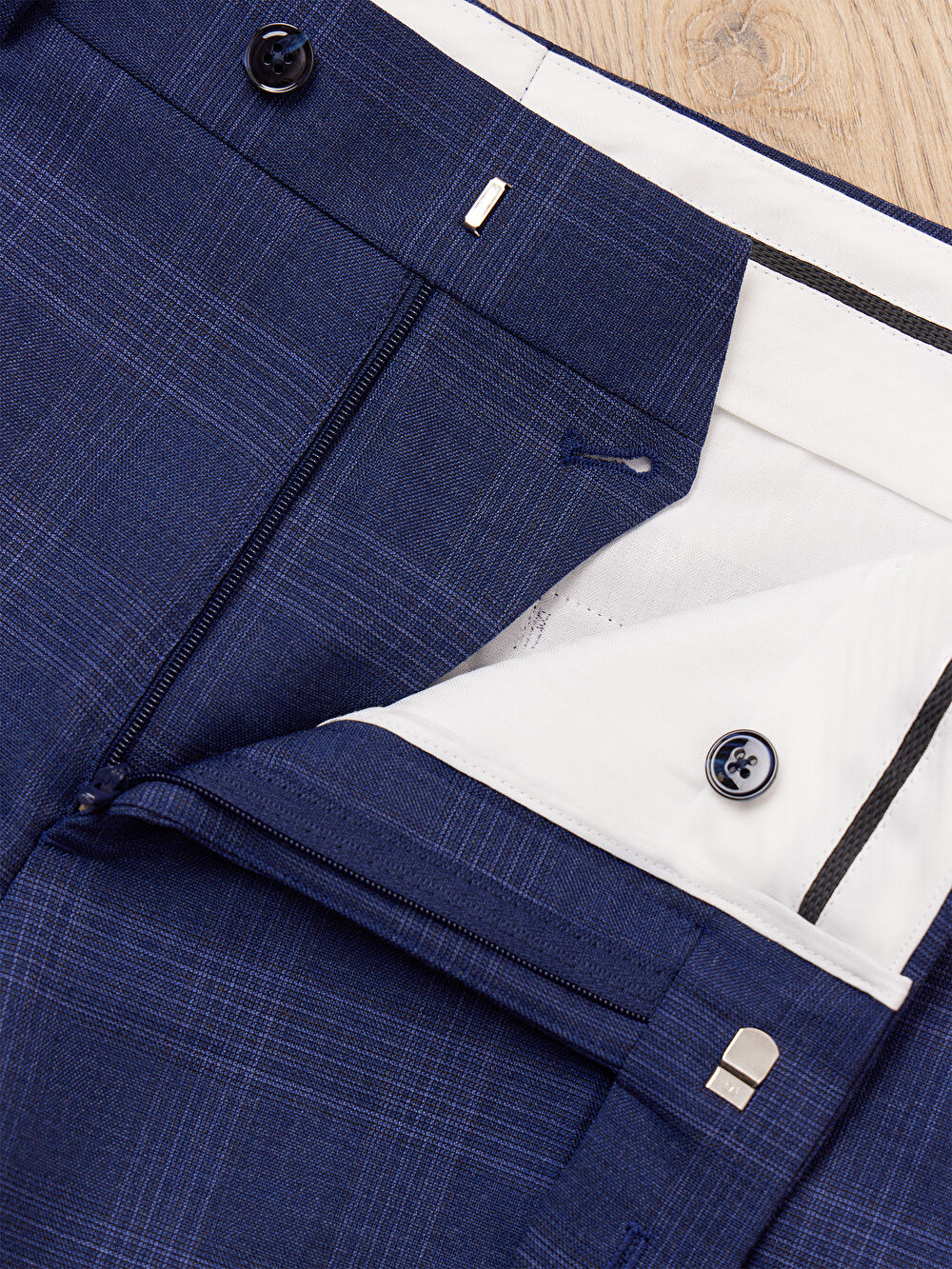 GRANATOWE SPODNIE DO GARNITURU - MIKSUJ I ŁĄCZ - 3