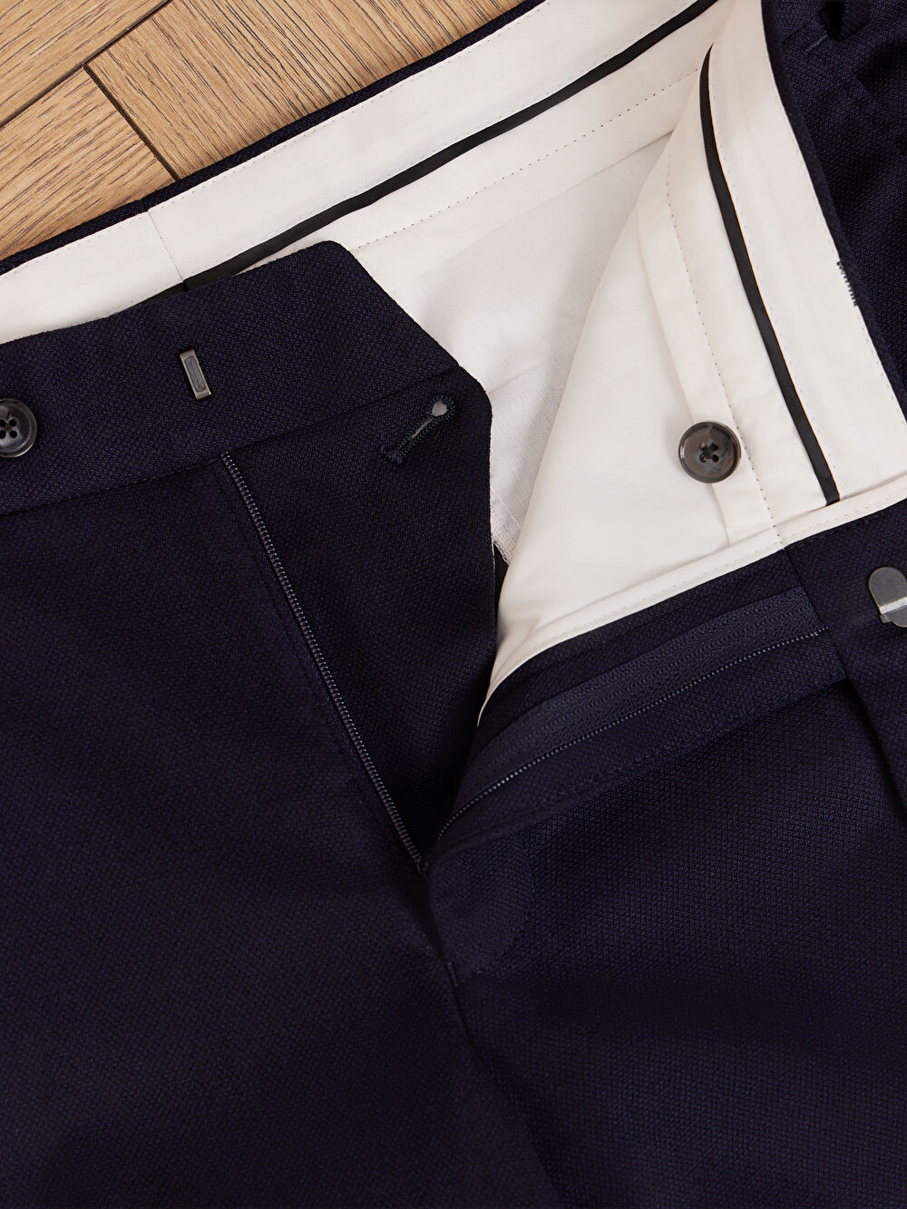 GRANATOWE SPODNIE DO GARNITURU - MIKSUJ I ŁĄCZ - 3