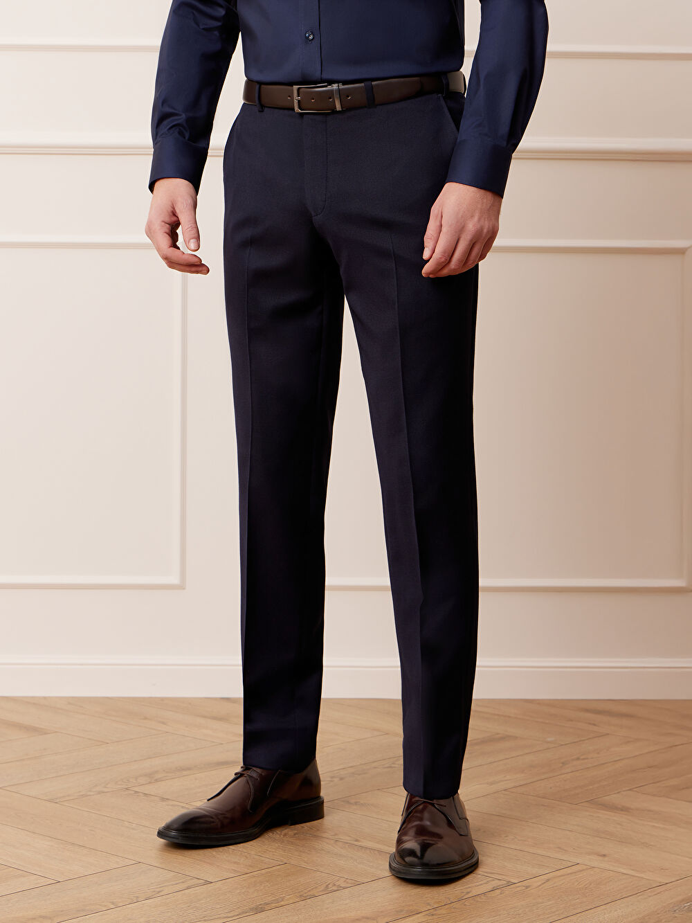 GRANATOWE SPODNIE DO GARNITURU - MIKSUJ I ŁĄCZ - 4