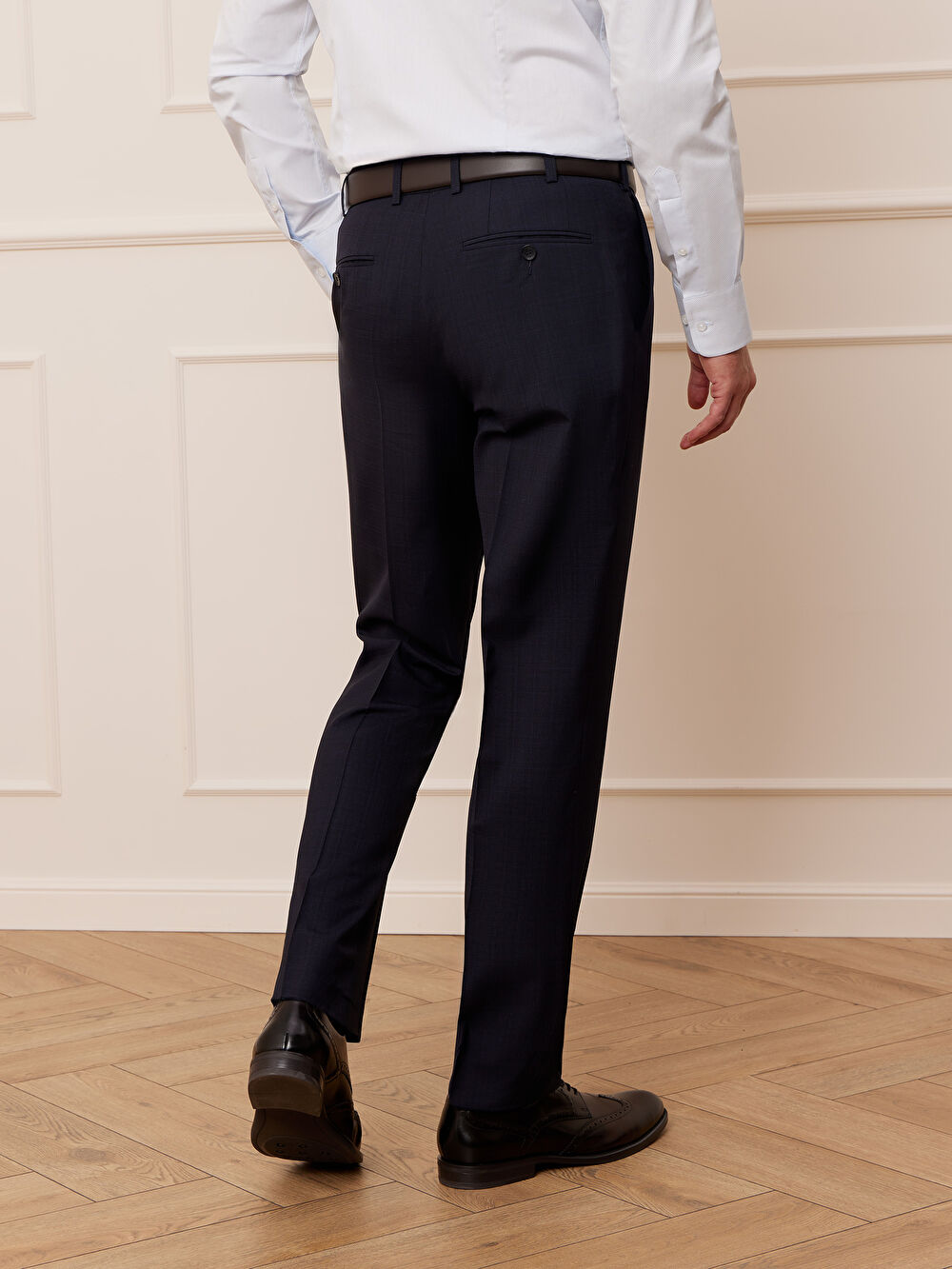 GRANATOWE SPODNIE DO GARNITURU - MIKSUJ I ŁĄCZ - 4